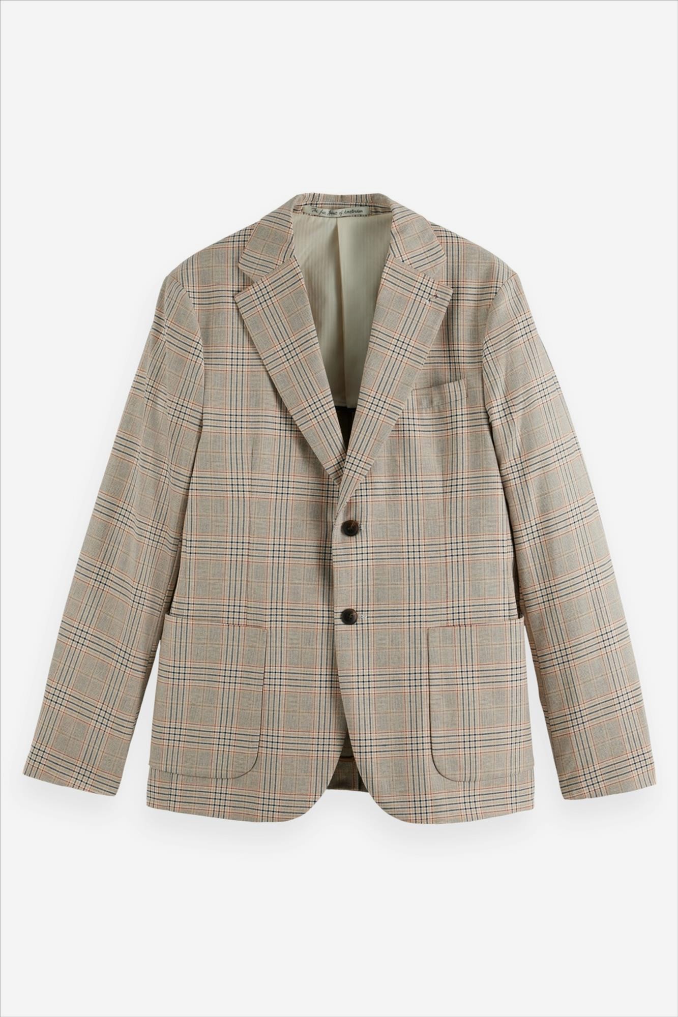 Scotch & Soda - Beige Check blazer
