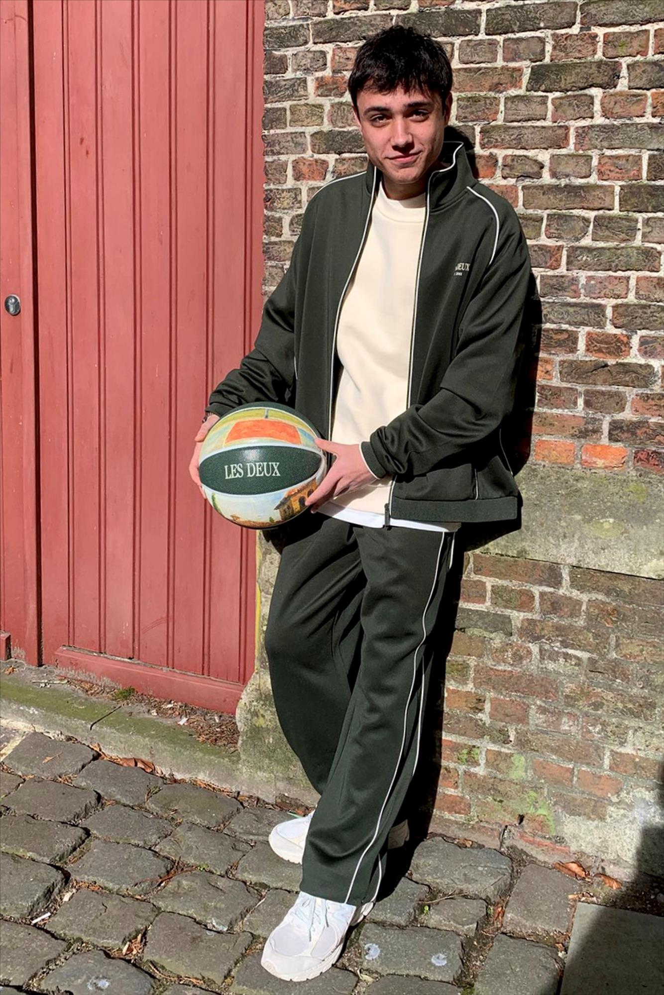 LES DEUX  - Donkergroen Jack Residence Track jasje