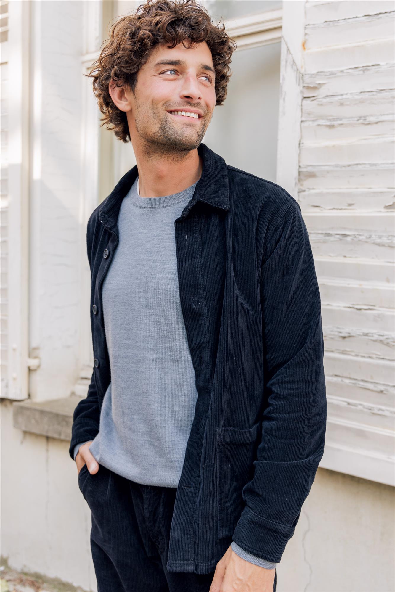 Antwrp - Zwart Corduroy overhemd