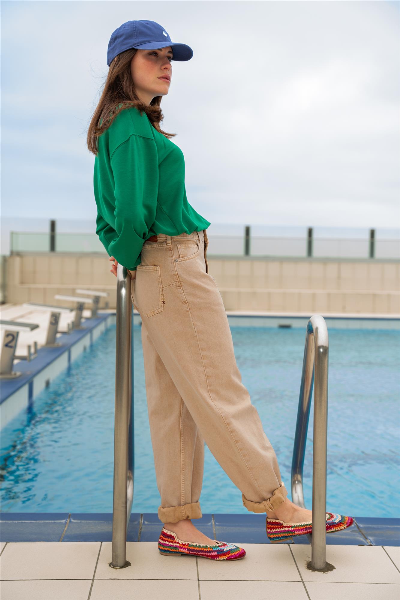 Scotch & Soda - Beige The Tide balloon jeans