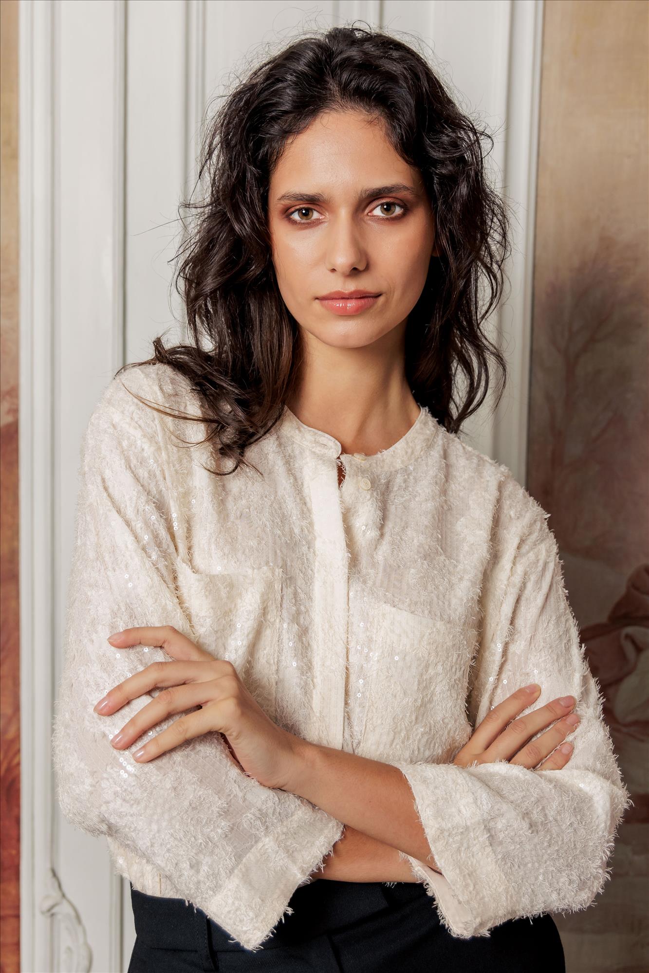 Minimum - Ecru Veronicas blouse