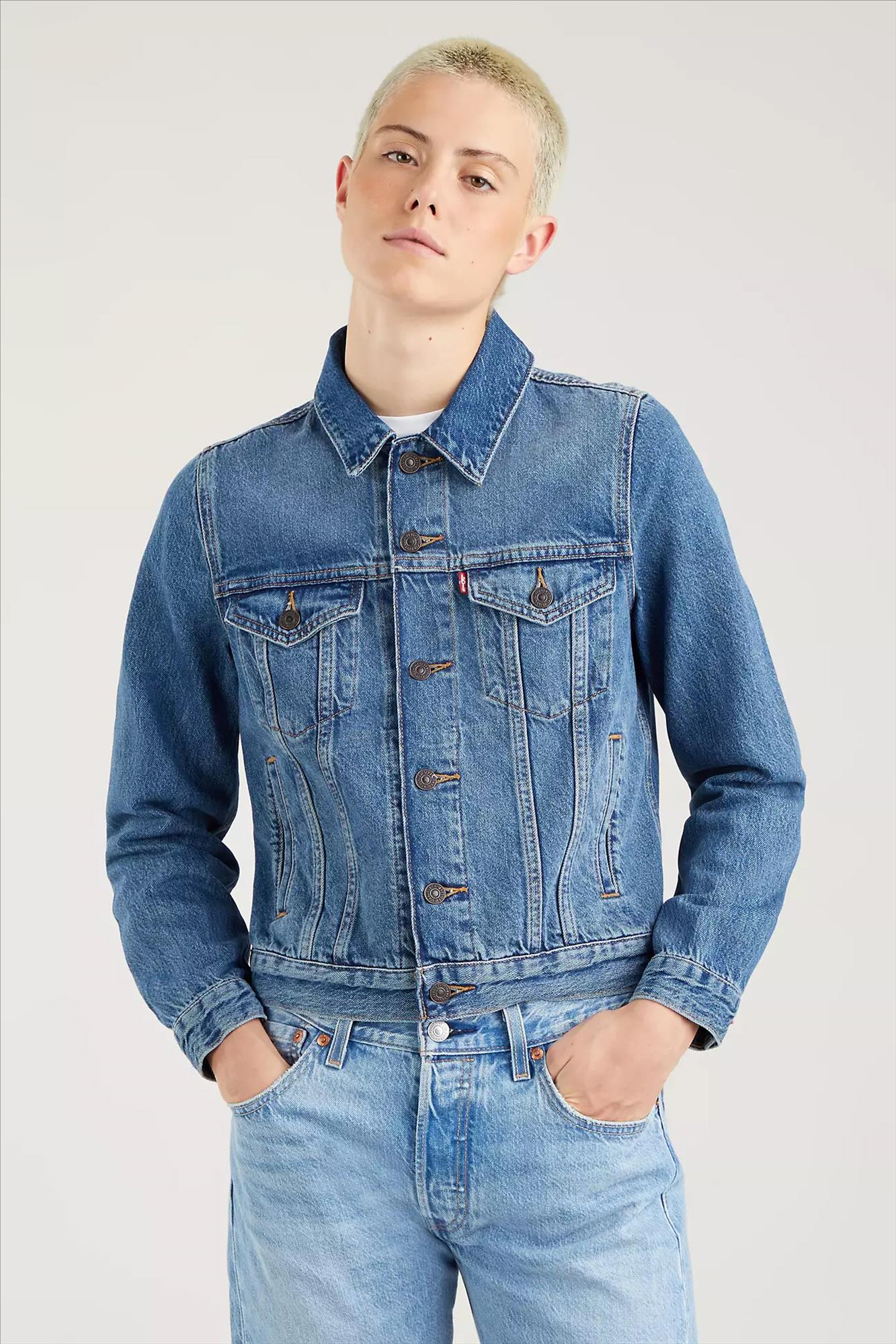 Levi's - Blauwe Original Trucker jeans jacket
