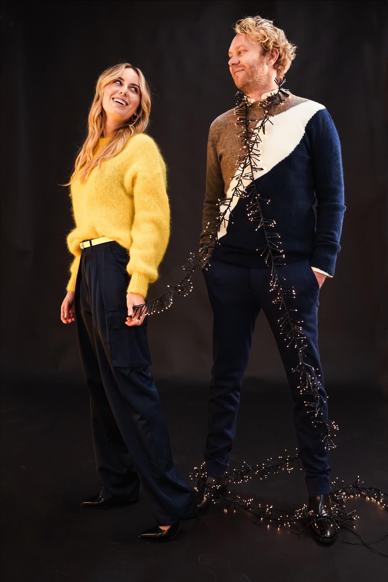 Scotch & Soda - Donkerblauwe Mott Slim chino