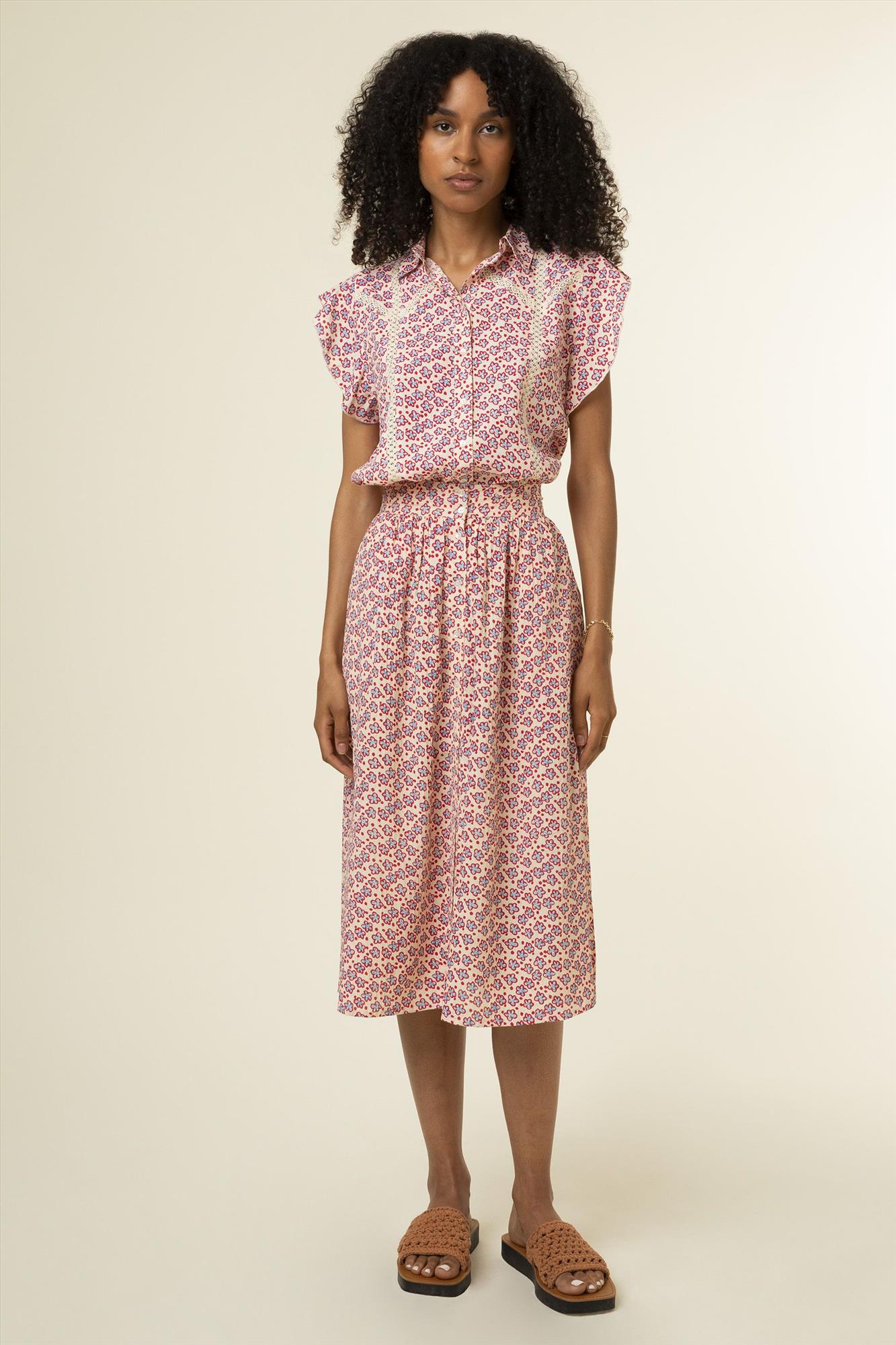 FRNCH - Ecru Cassidy blouse