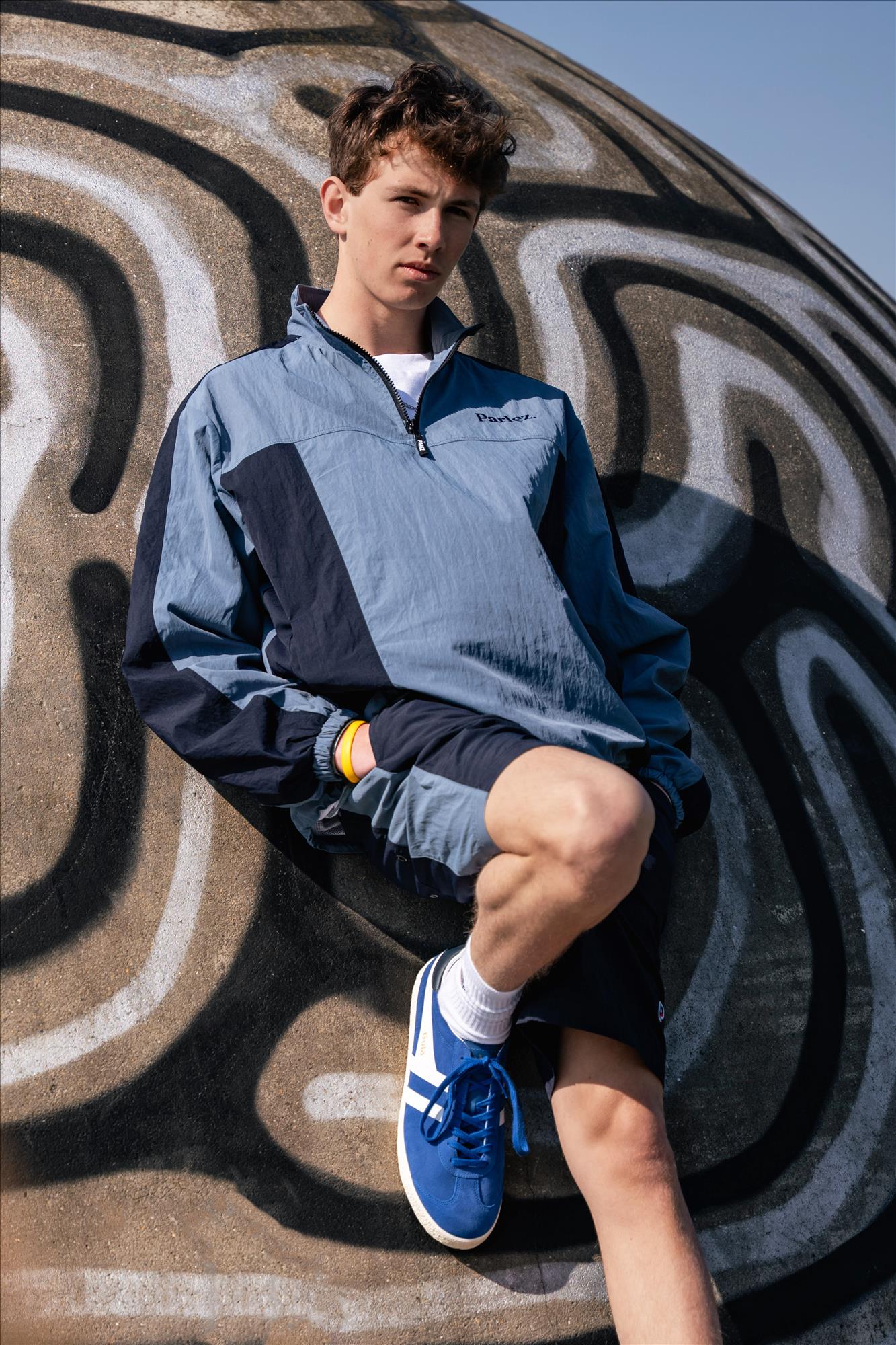 PARLEZ - Blauwe Pulse jas