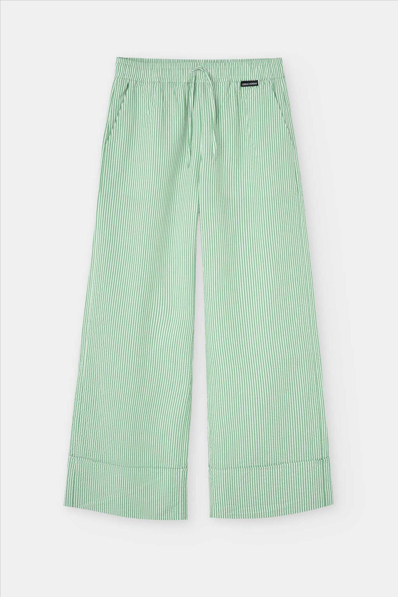 Loreak - Lichtgroen-Witte Uria broek