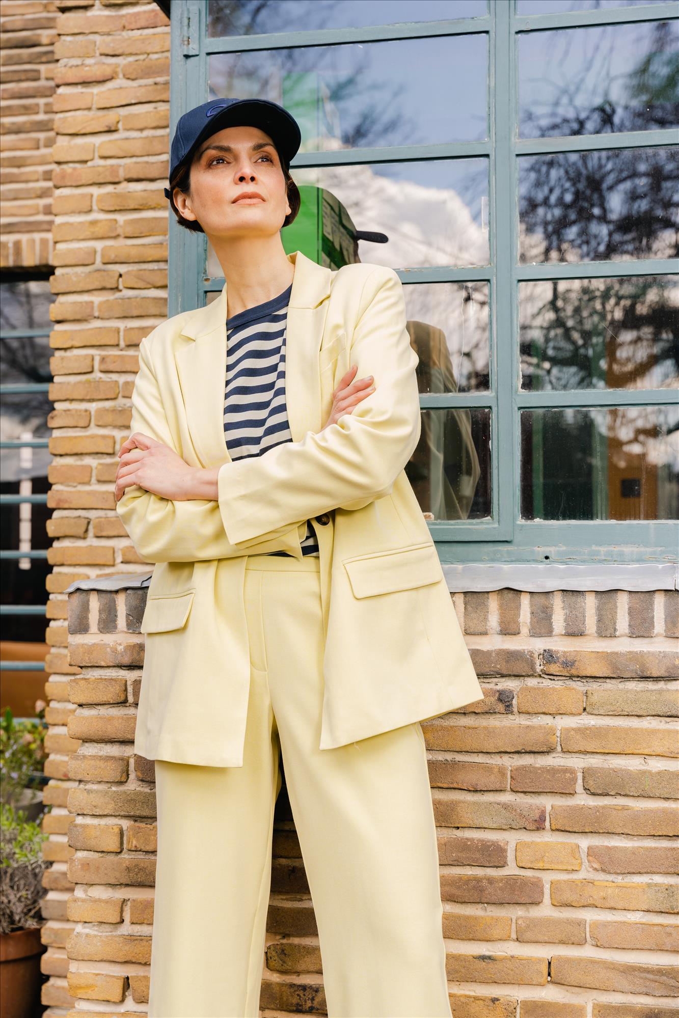 MOSS COPENHAGEN - Gele Fanilla blazer