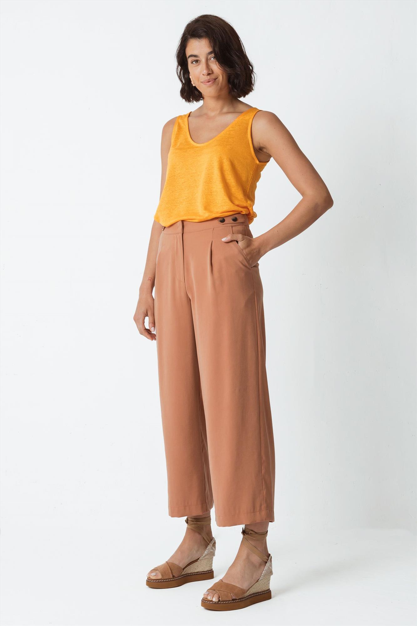 SkunkFunk - Bruinoranje Ilia broek