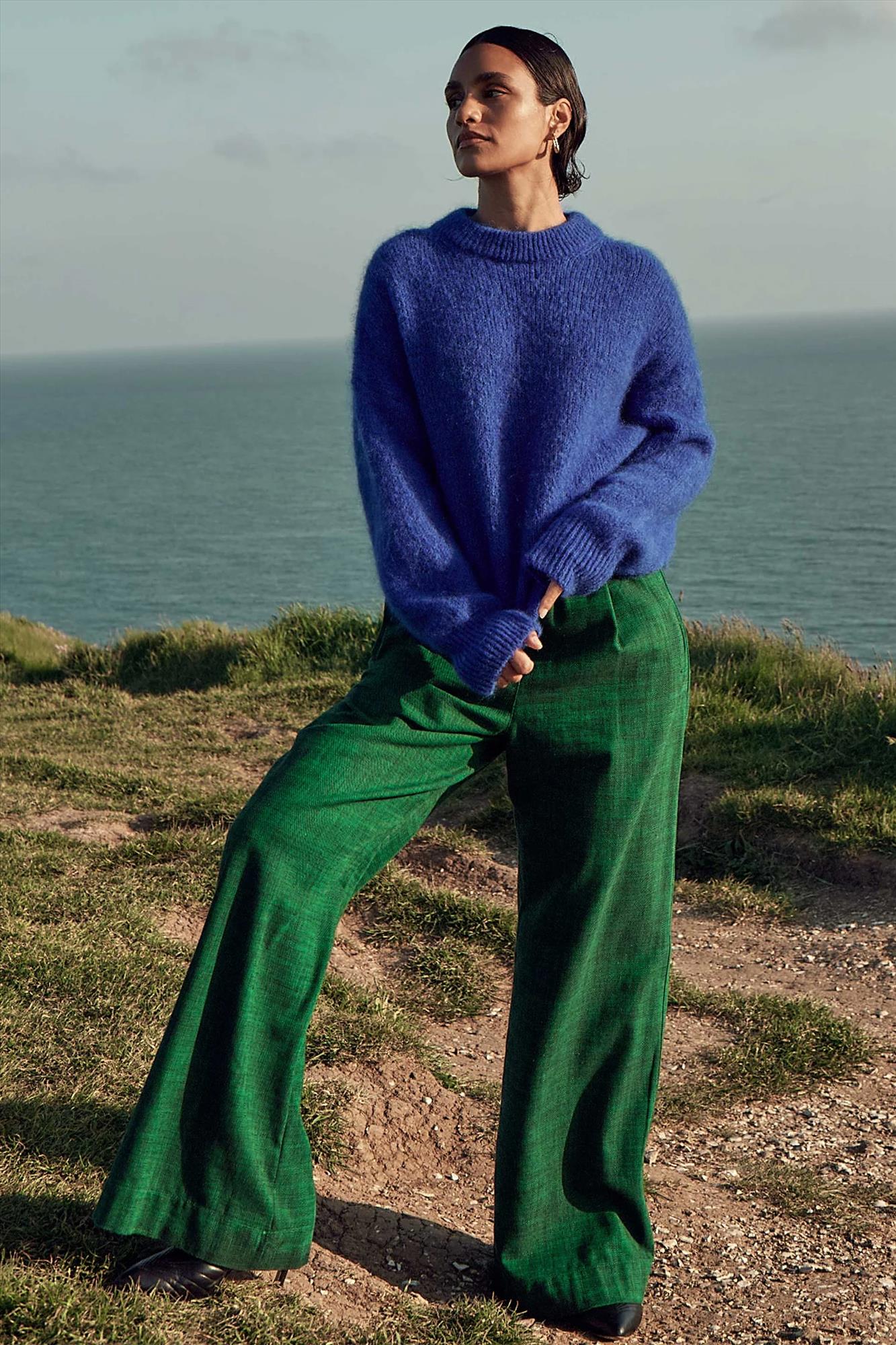 BY BAR - Blauwe Sonny trui