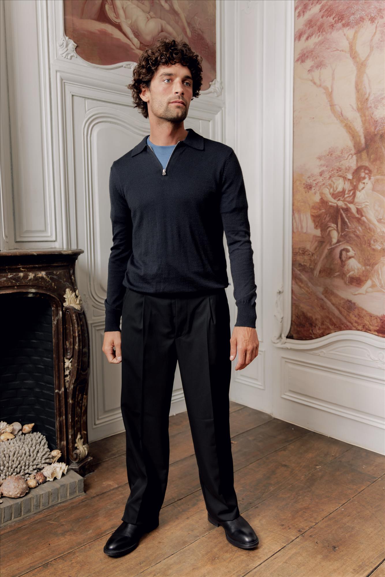 WOODBIRD - Zwarte Ben Suit broek