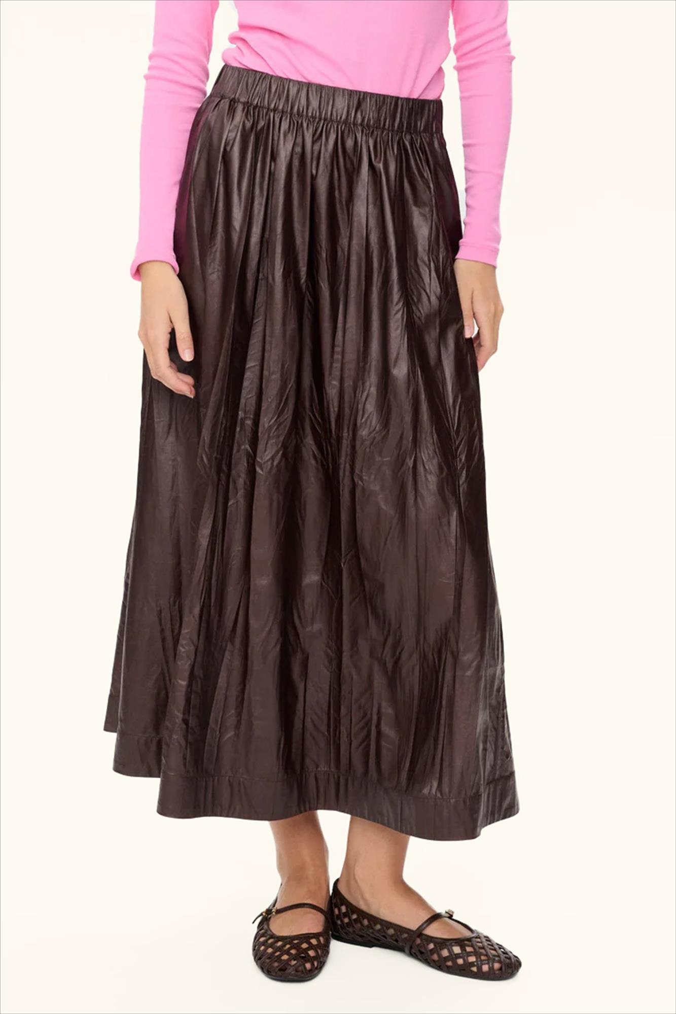 Nümph - Donkerbruine Miu rok