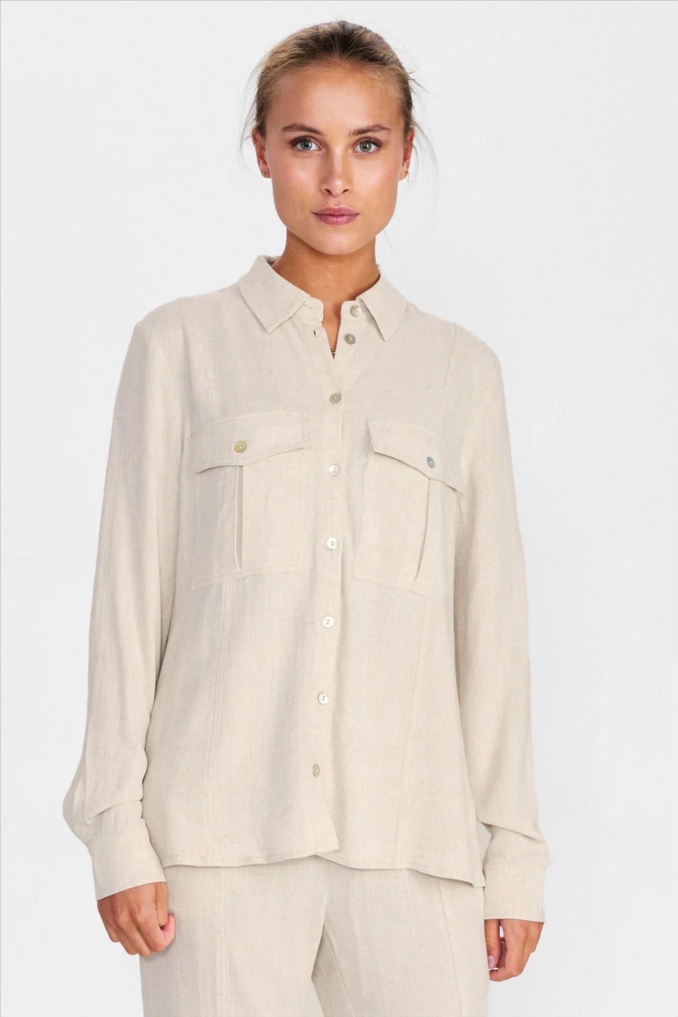 Nümph - Beige Sassie blouse