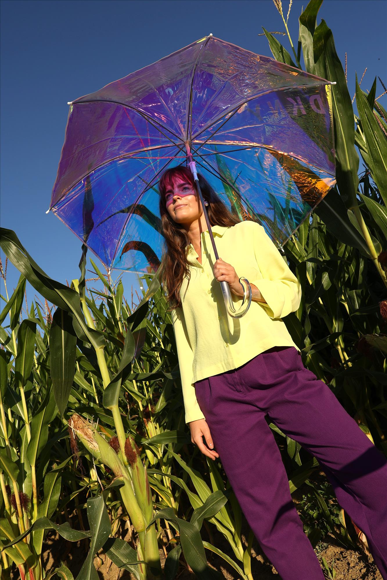 Nümph - Magenta Nucairo Cropped broek