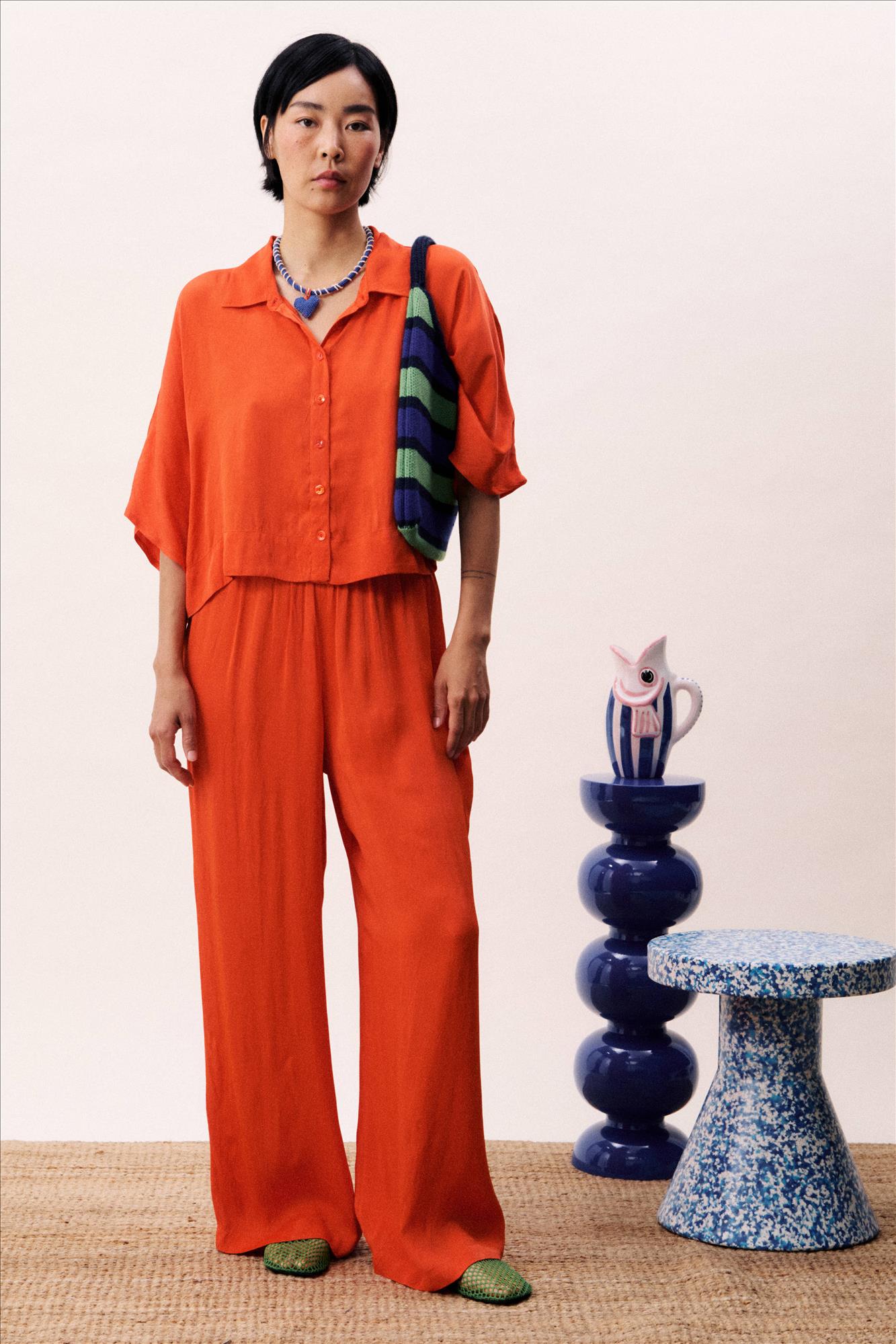 FRNCH - Oranje Ecume broek