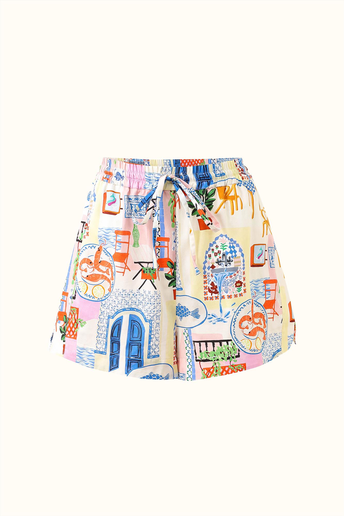 FRNCH - Multicolor Lapis short