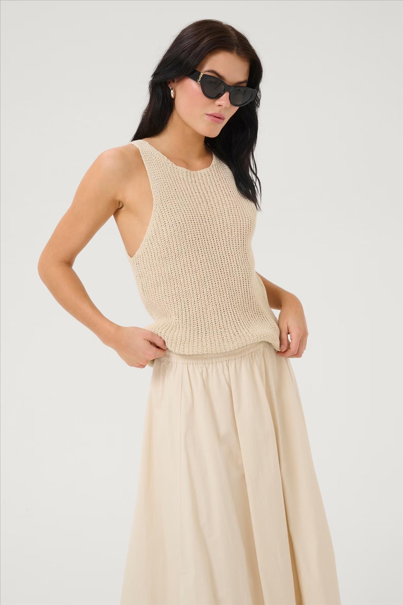 My Essential Wardrobe - Beige Diva top