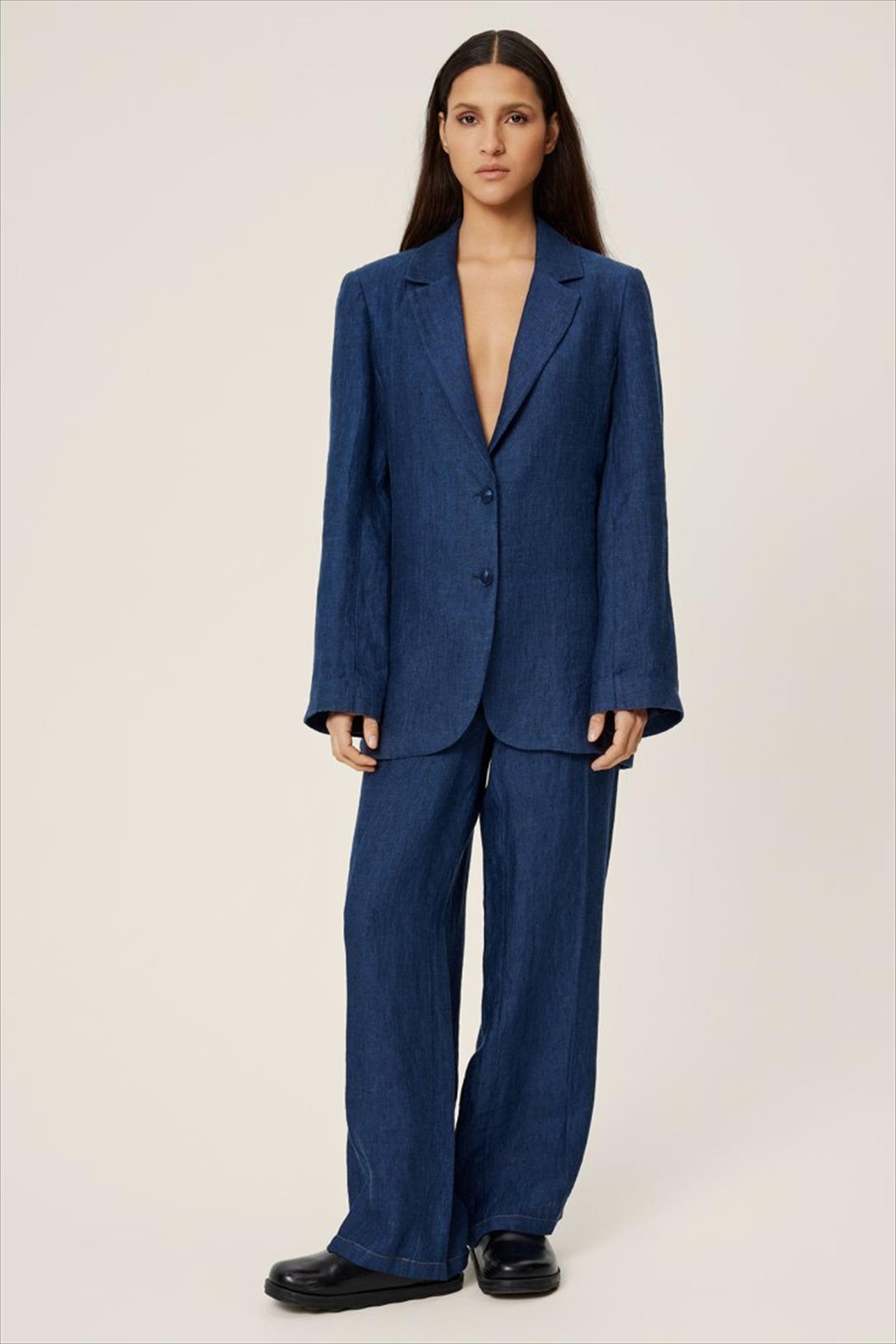 MSCH COPENHAGEN - Donkerblauwe Claritta broek