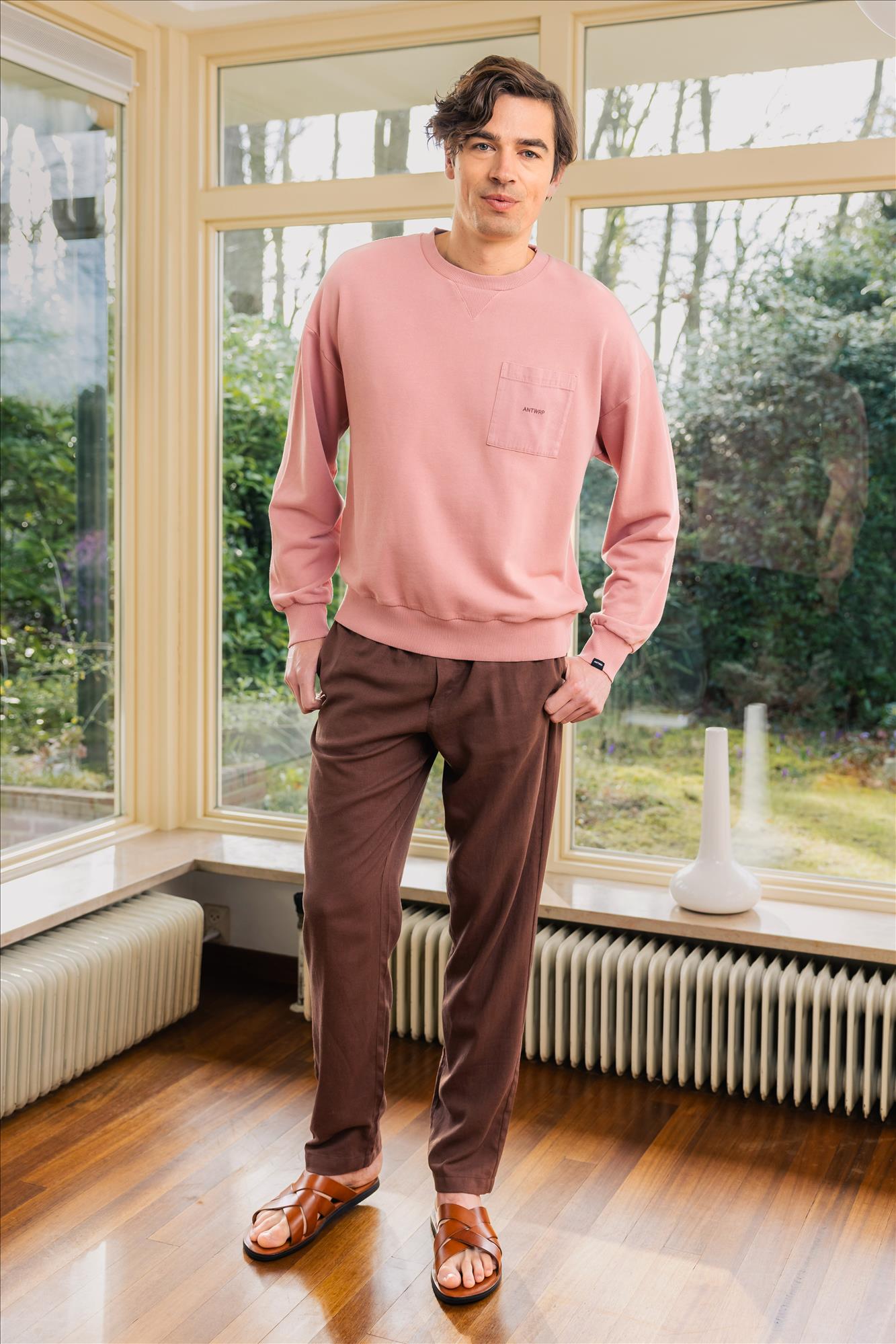 LES DEUX  - Bruine Patrick broek