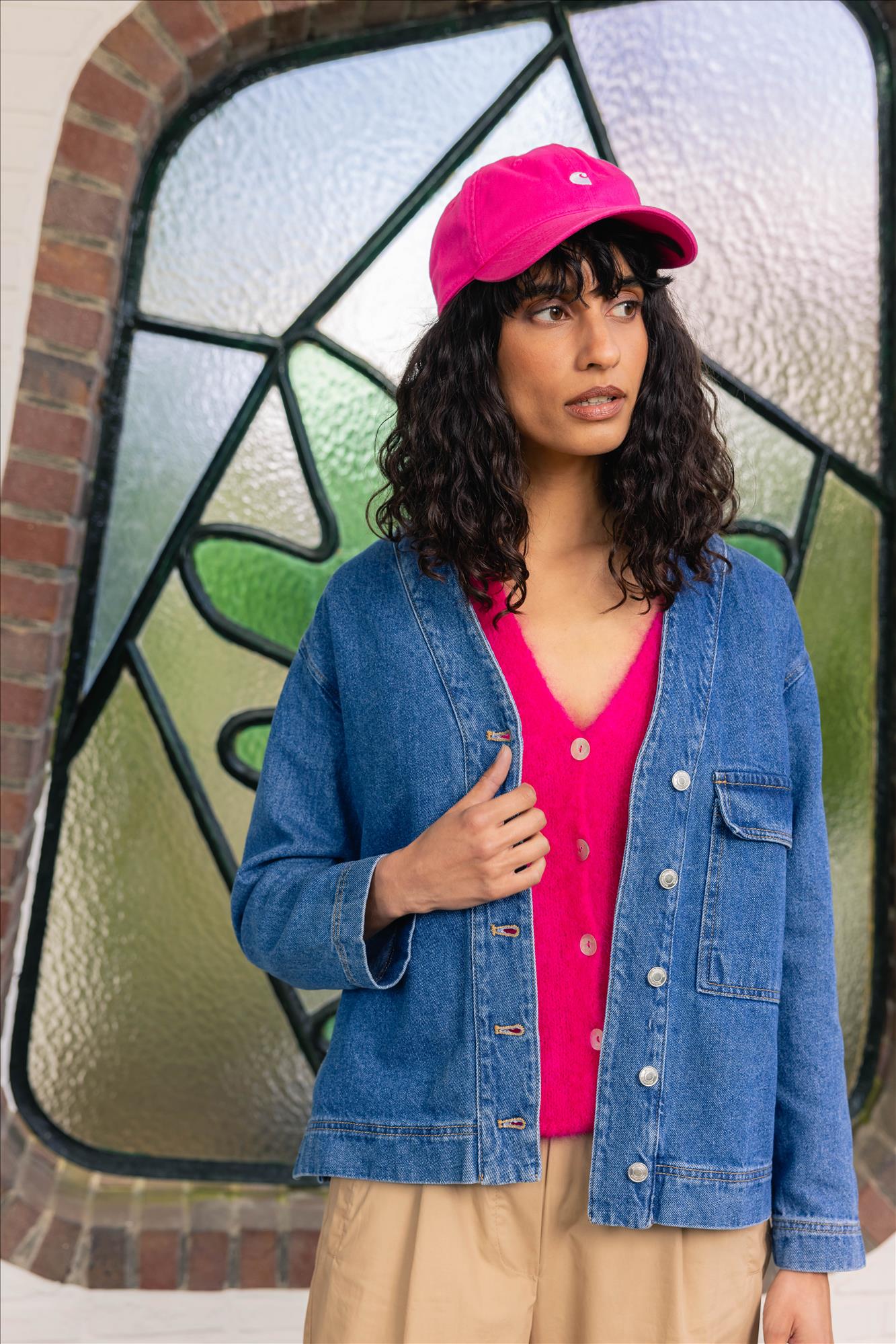 Minimum - Donkerblauwe Auras jeansjas