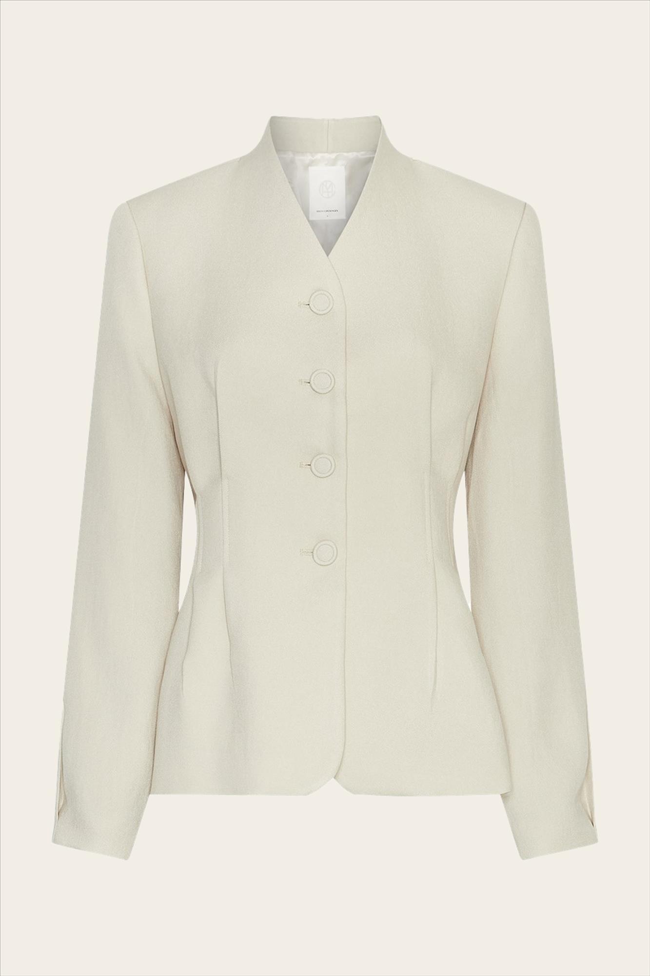 MSCH COPENHAGEN - Ecru Esteriane blazer