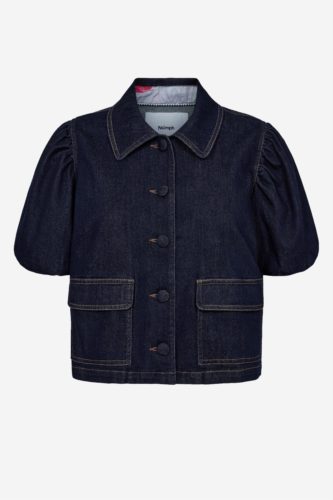 Nümph - Donkerblauwe Aletta blouse