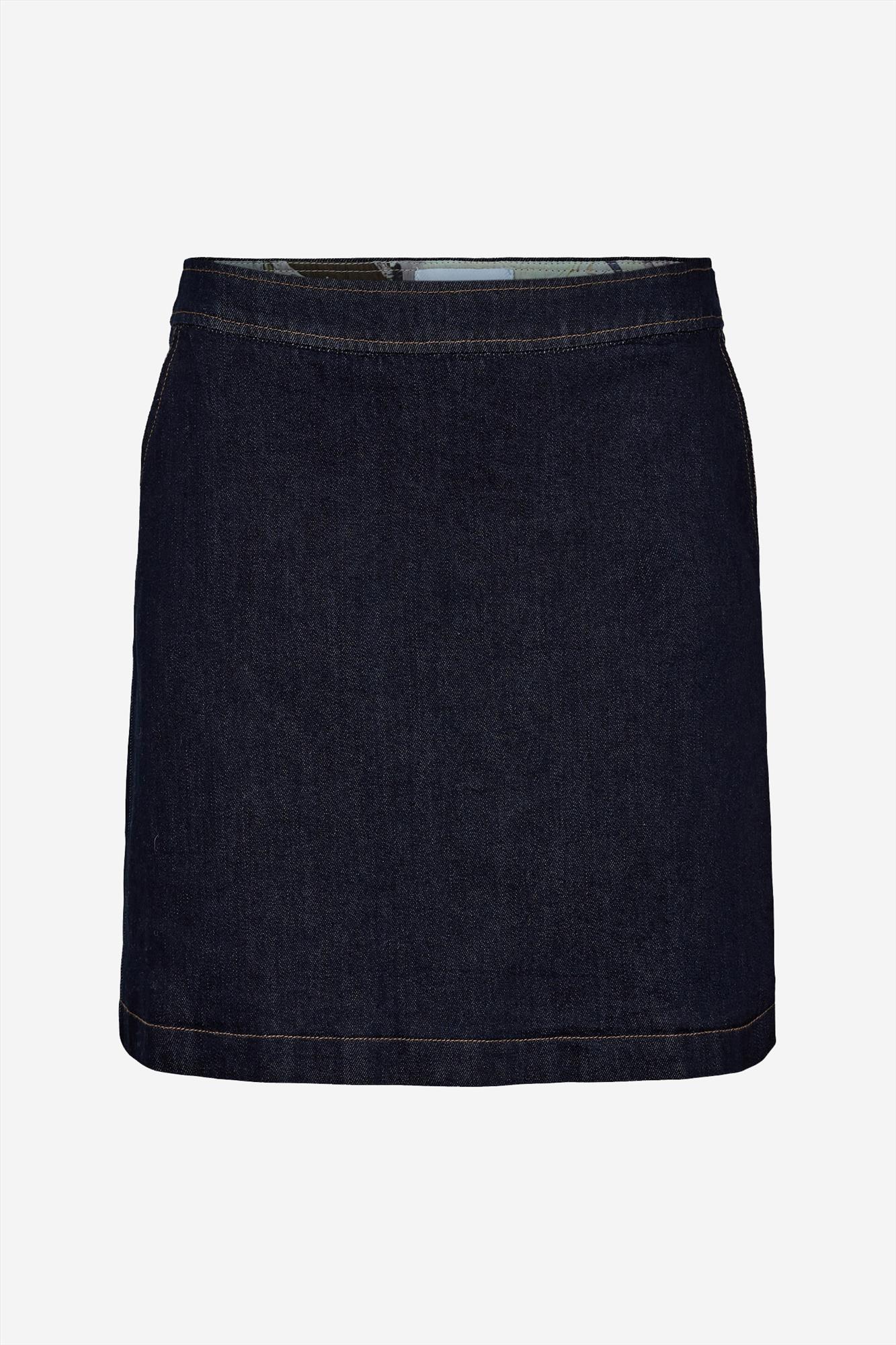 Nümph - Donkerblauwe Aletta Mini jeansrok