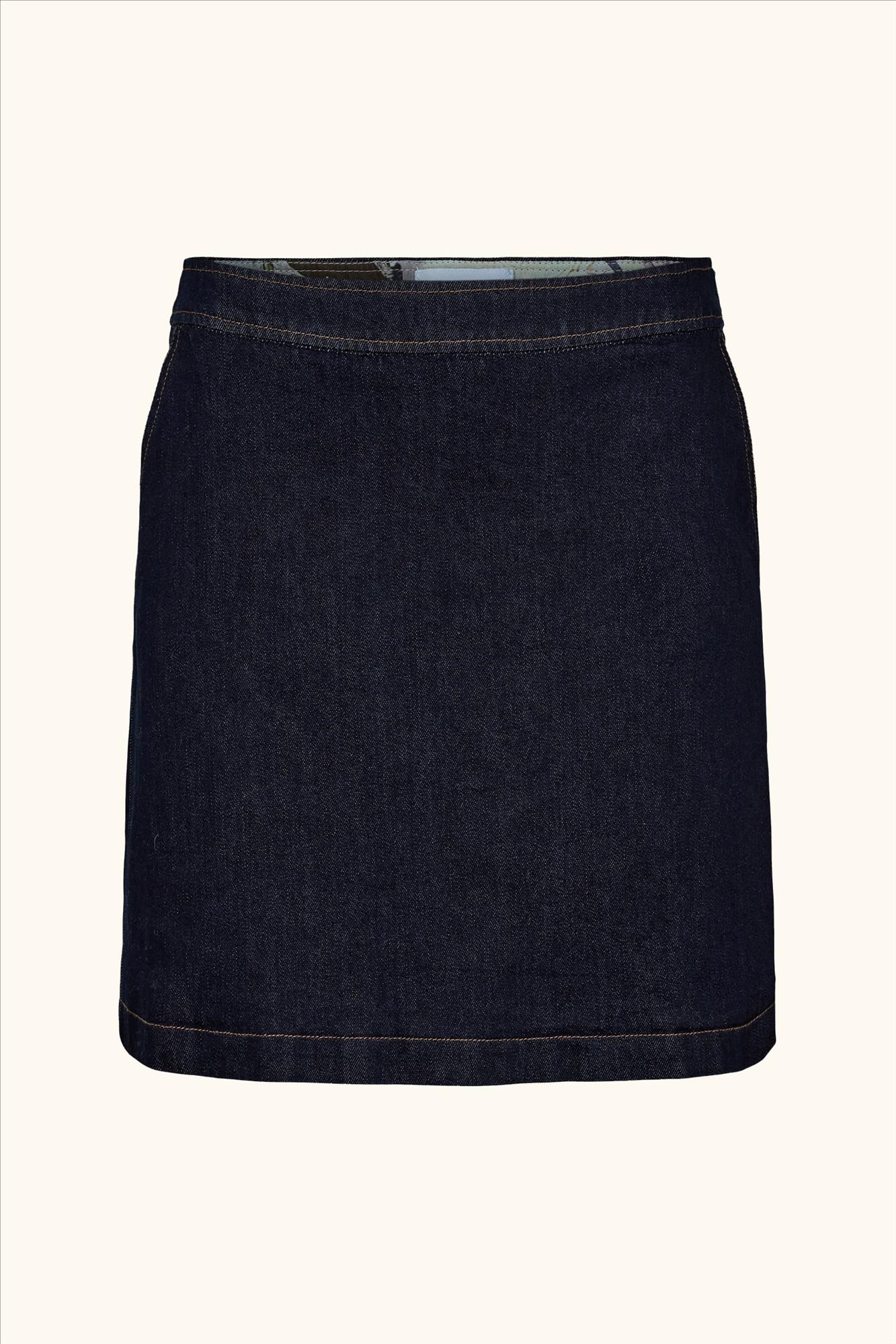 Nümph - Donkerblauwe Aletta Mini jeansrok