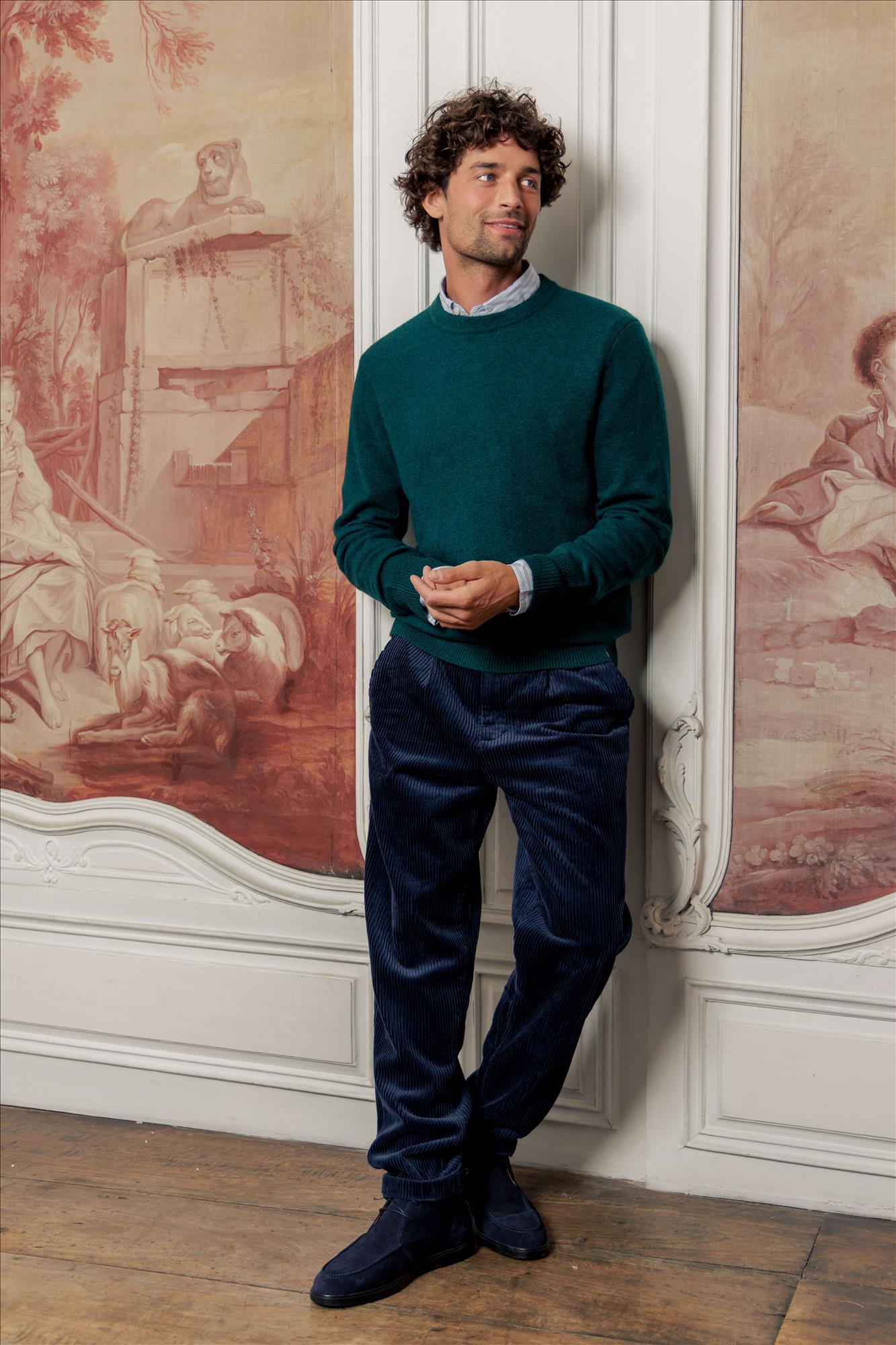 Minimum - Donkerblauwe Bratis broek