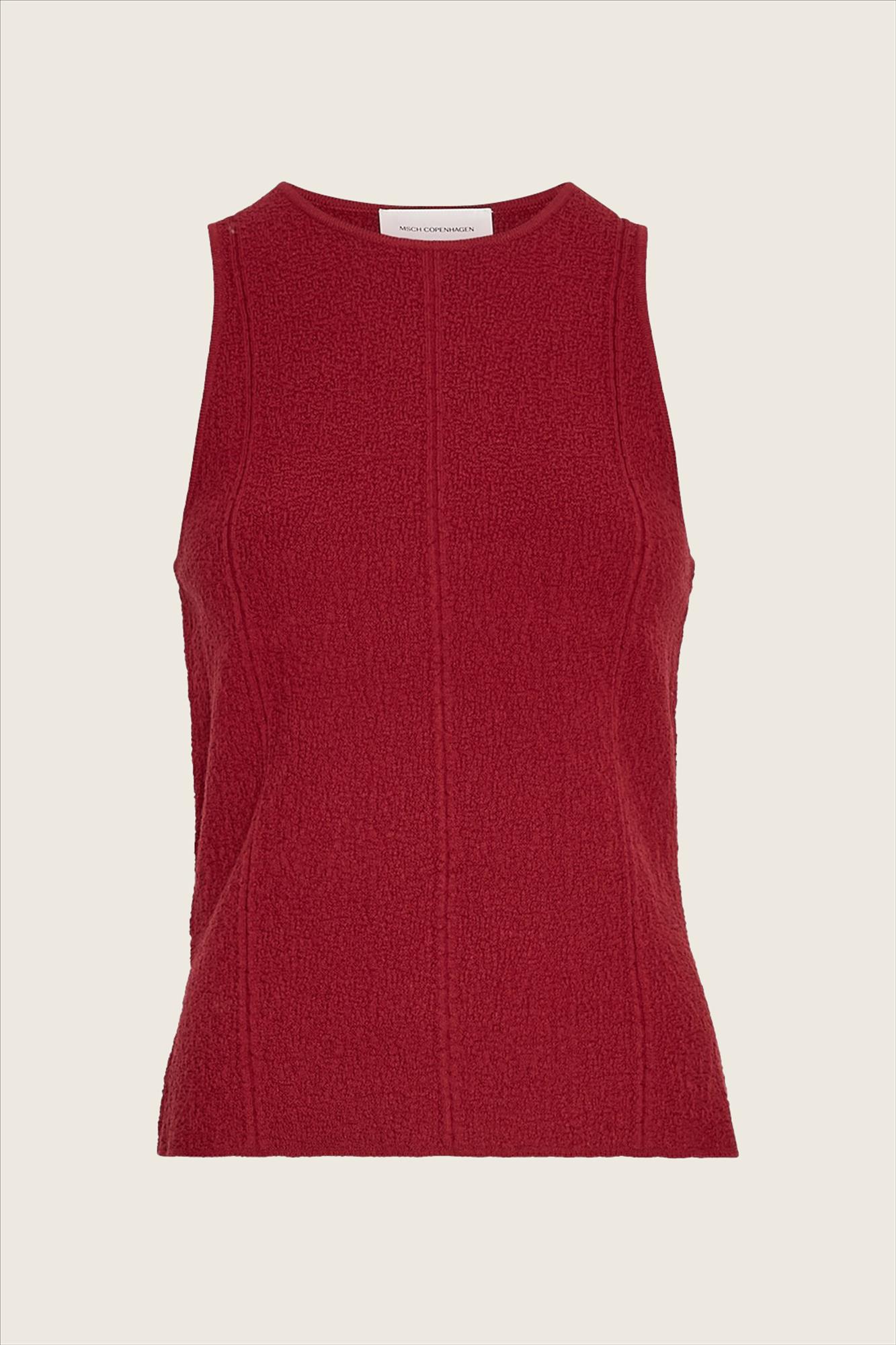 MSCH COPENHAGEN - Bordeauxrode Charlitta top