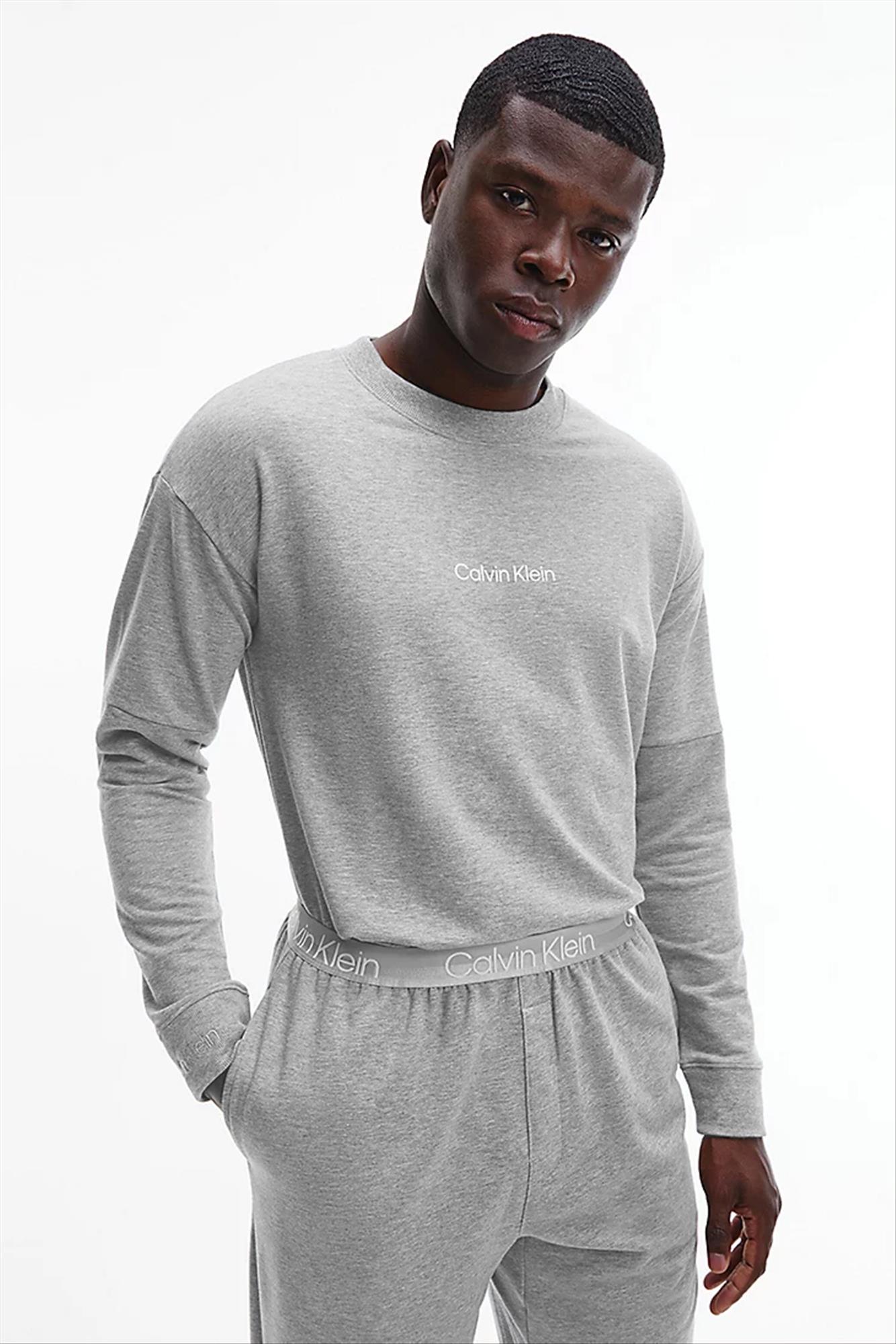 Calvin Klein Underwear - Lichtgrijze Basic Logo sweater