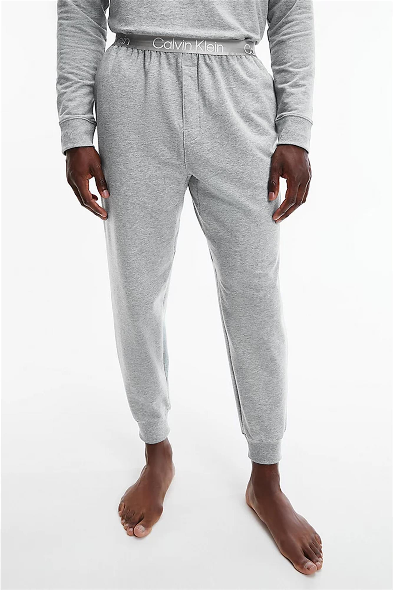 Calvin Klein Underwear - Lichtgrijze Sweatpants Met Boord