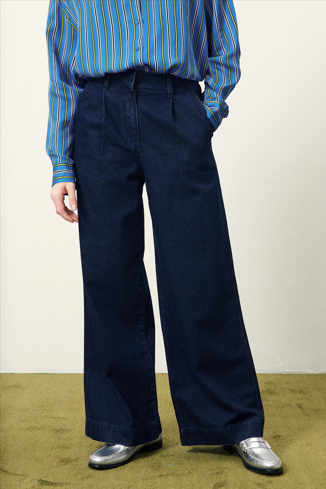 FRNCH - Donkerblauwe Patience jeans