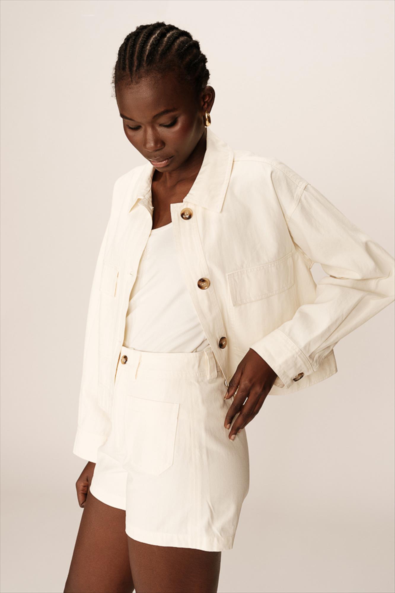 Grace & Mila - Ecru Polette vestje