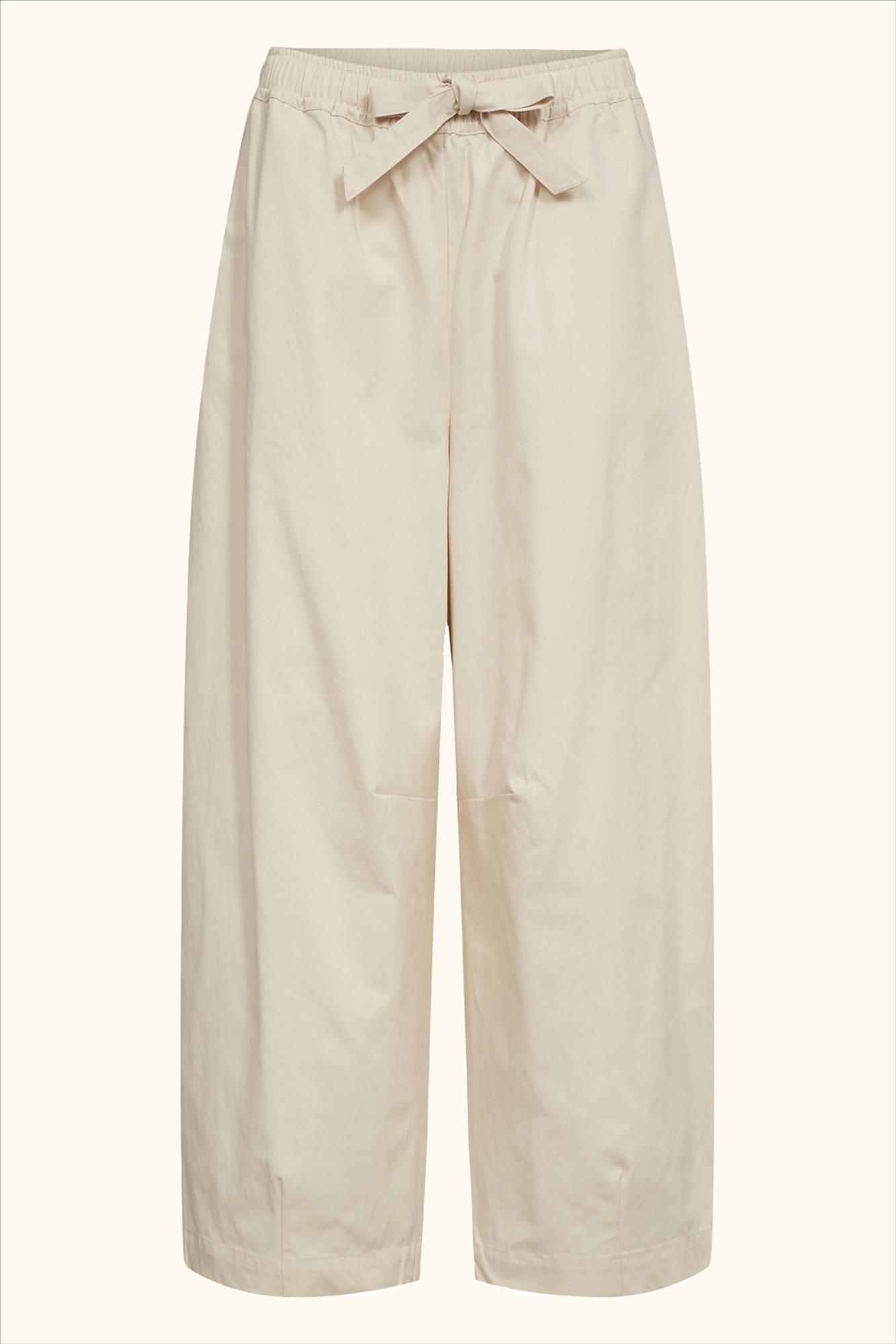 Nümph - Ecru Sunna cropped broek
