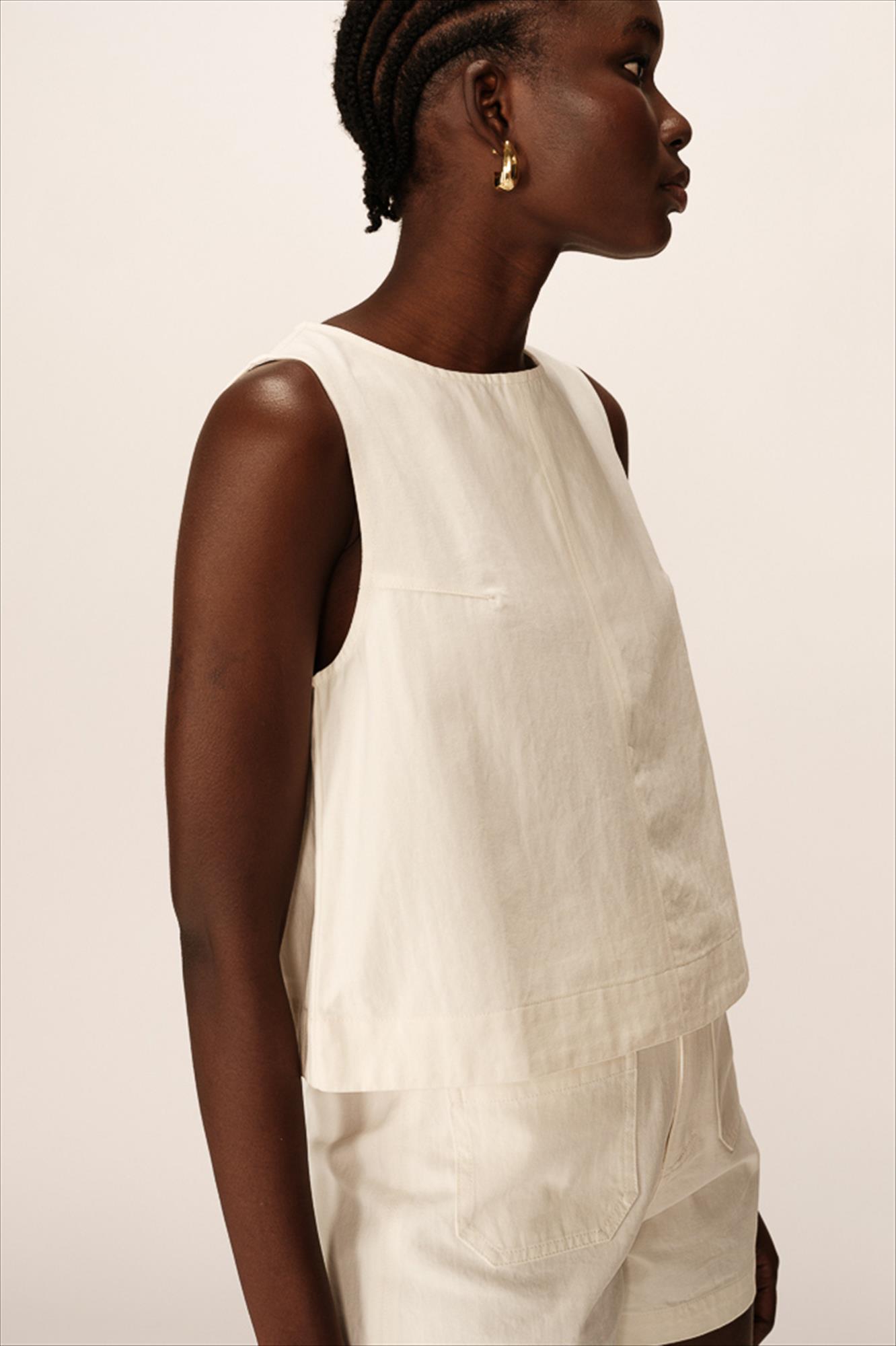 Grace & Mila - Ecru Pepino blouse