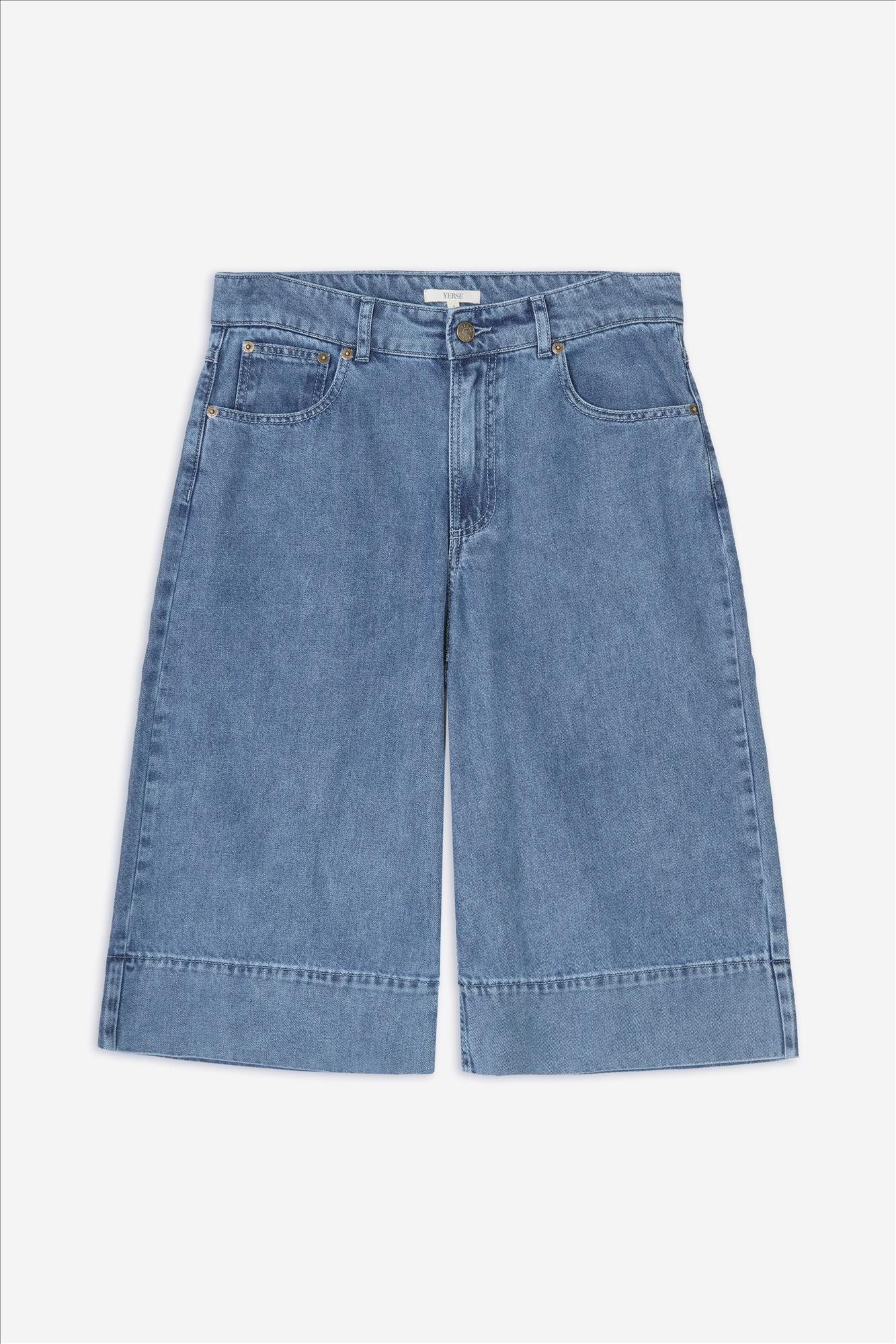 YERSE - Blauwe Denim Bermuda short