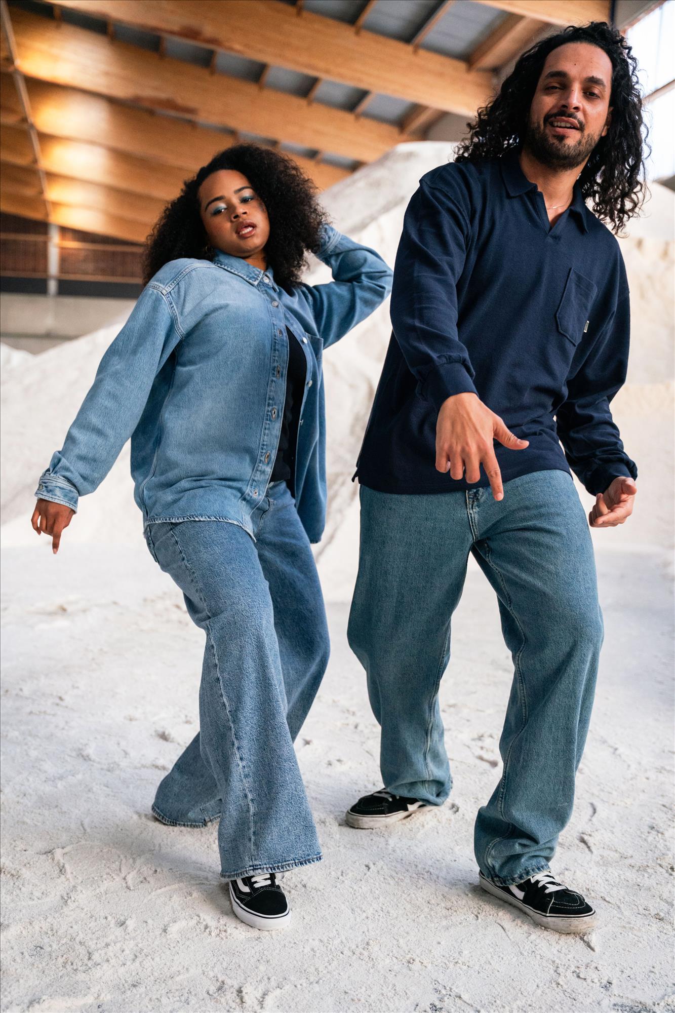 Dr. Denim - Blauwe Retro Omar Relaxed jeans