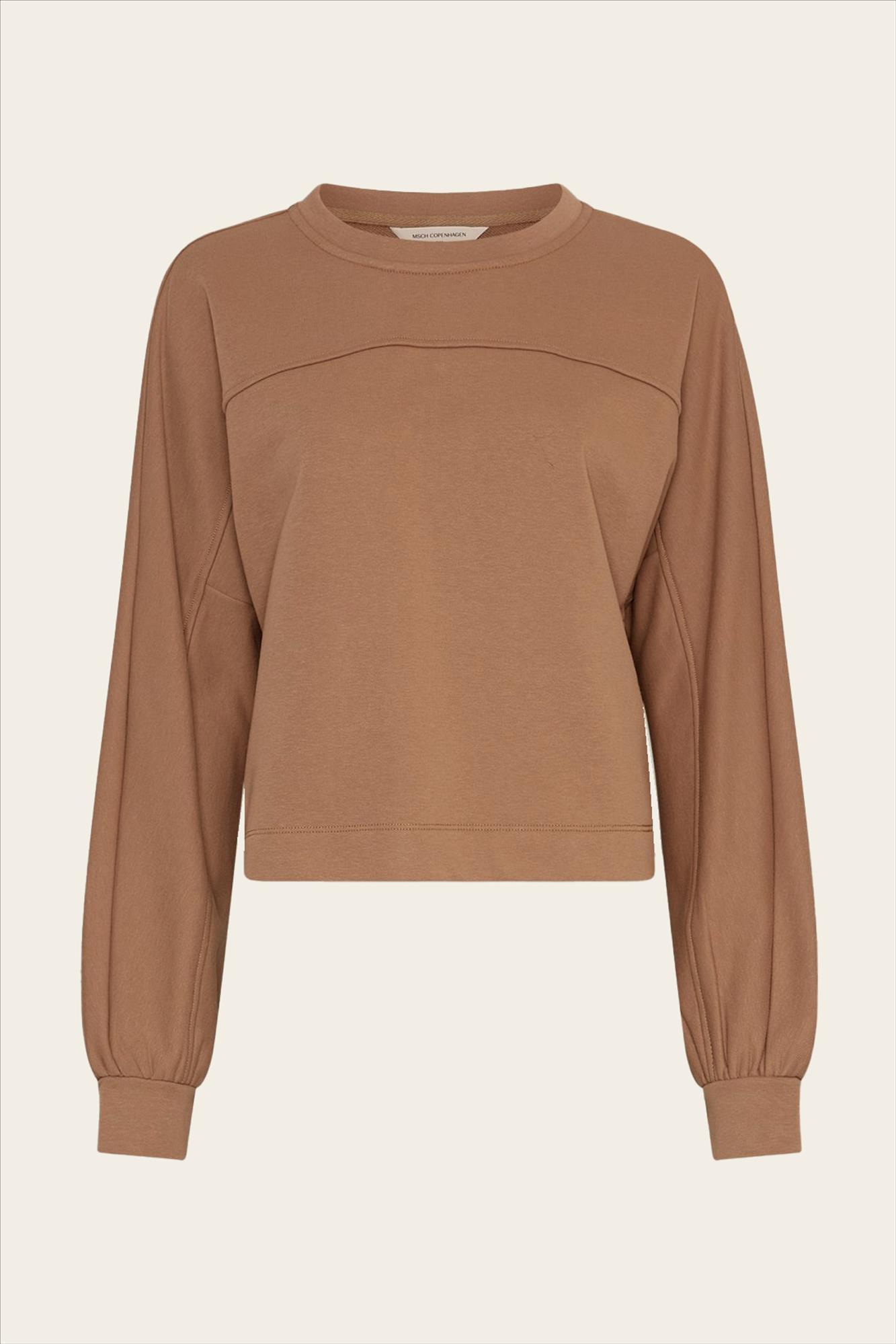 MSCH COPENHAGEN - Bruine Briena Slit sweater