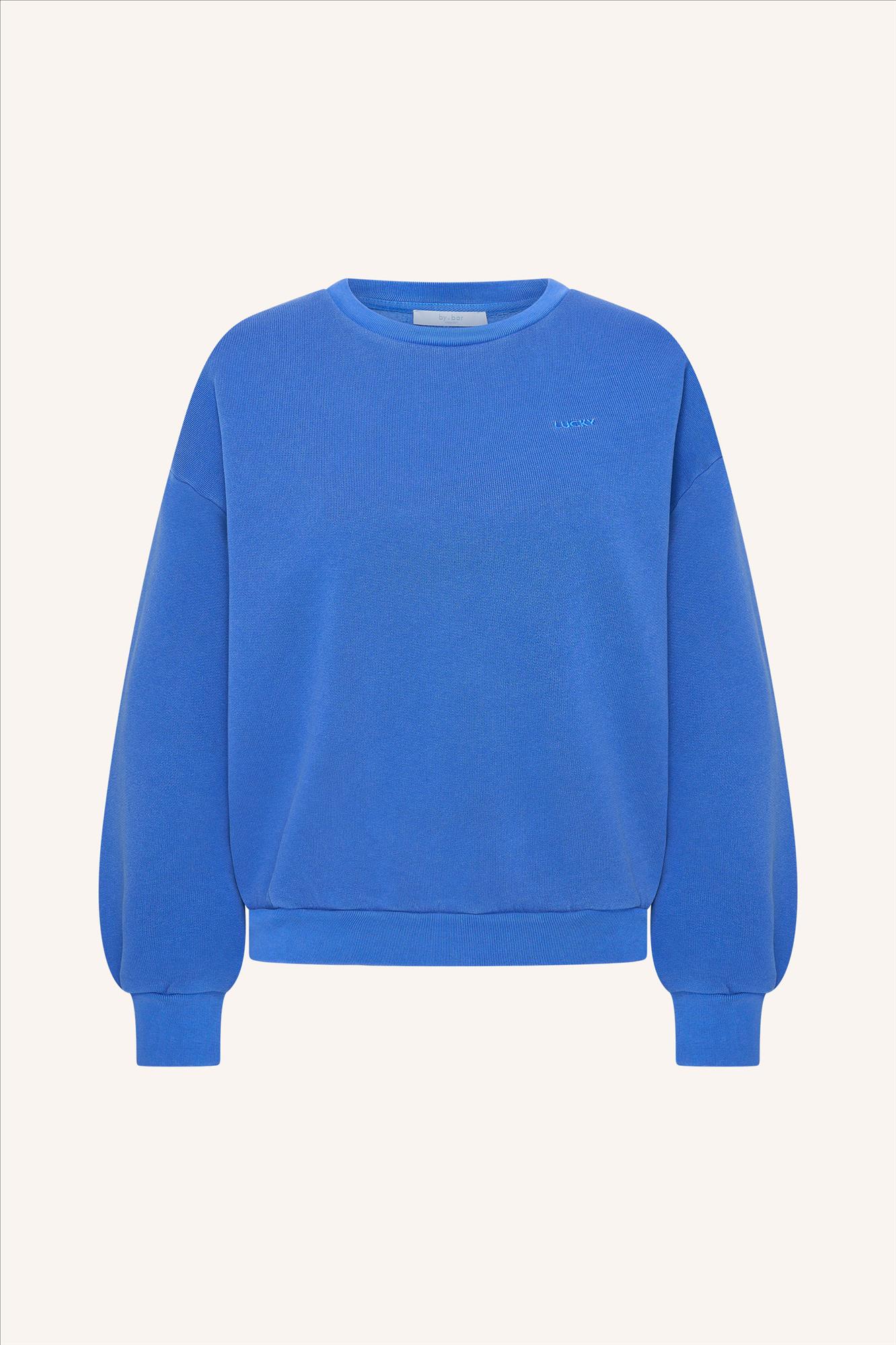 BY BAR - Blauwe Lili Lucky sweater