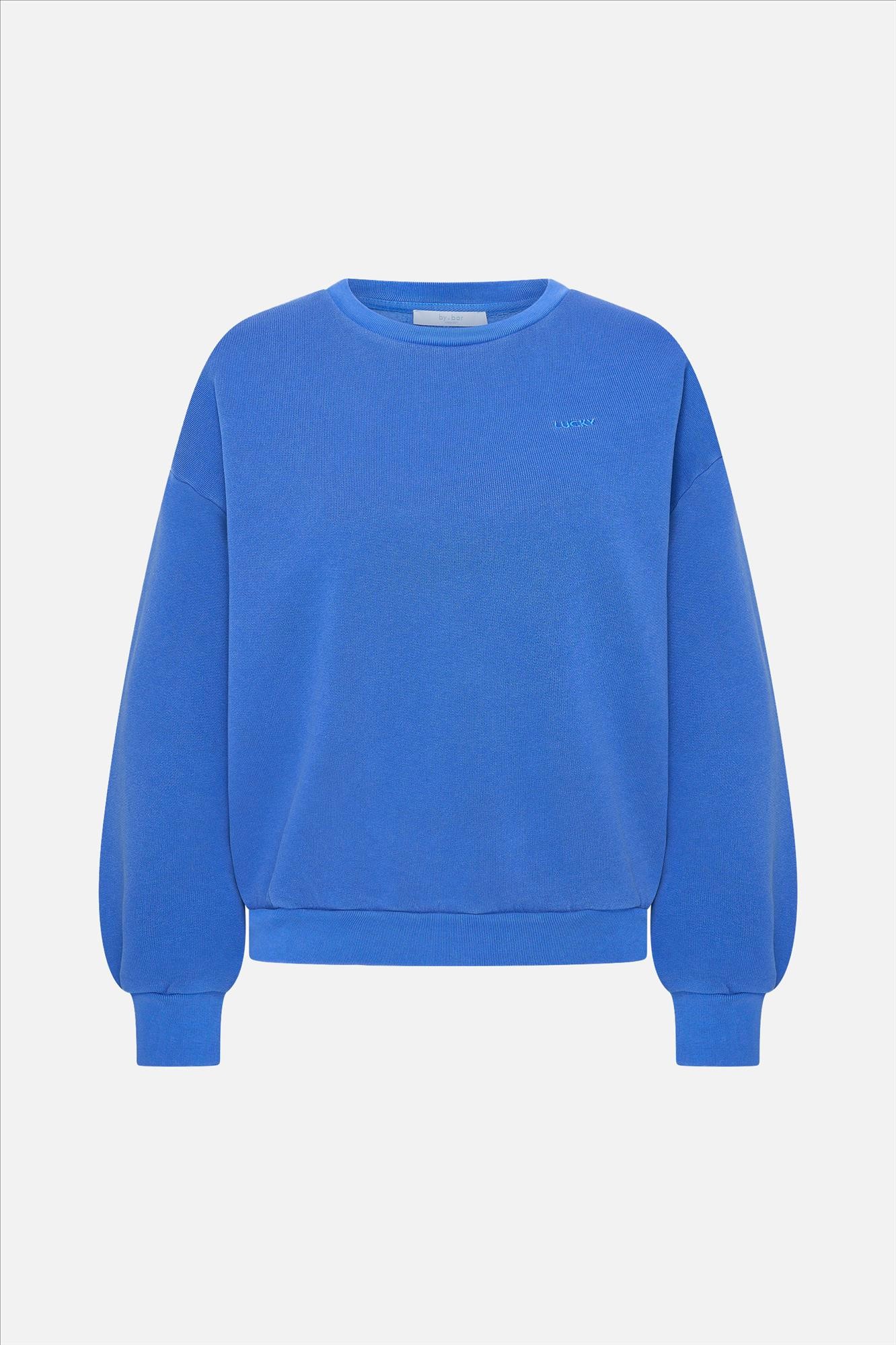BY BAR - Blauwe Lili Lucky sweater