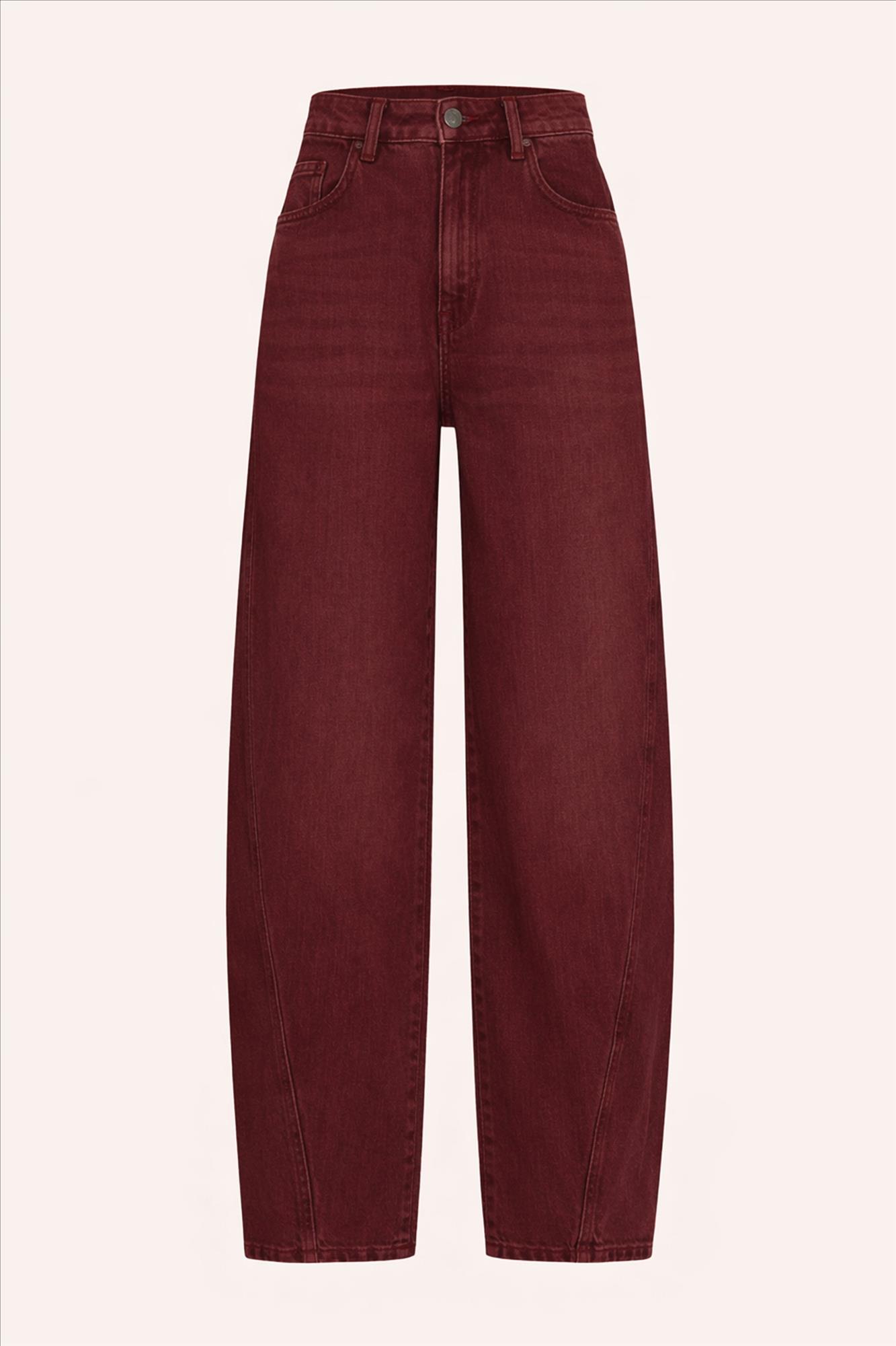 BY BAR - Bordeaux Begum jeans