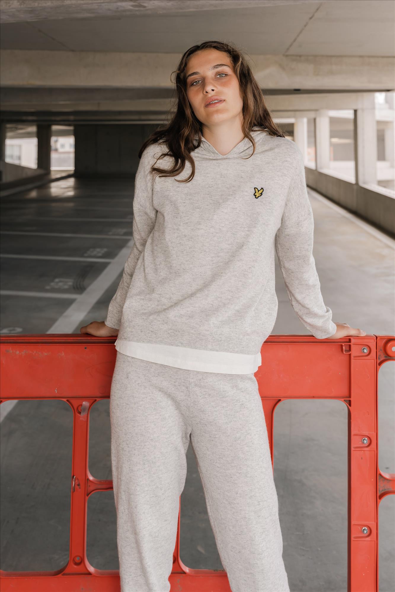 Lyle & Scott - Lichtgrijze Knitted sweatpants