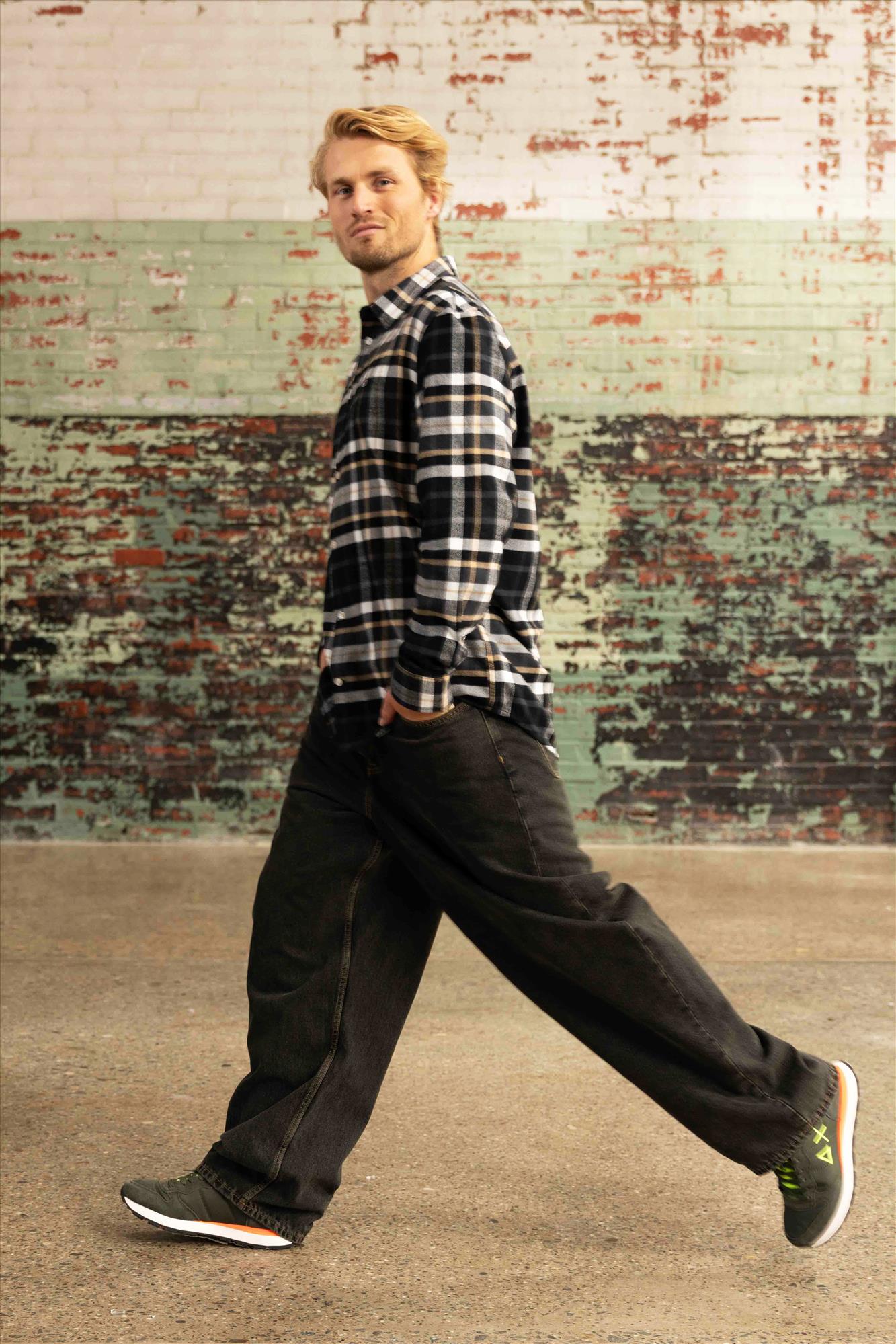 Tommy Jeans - Zwart-Witte Classic Check hemd