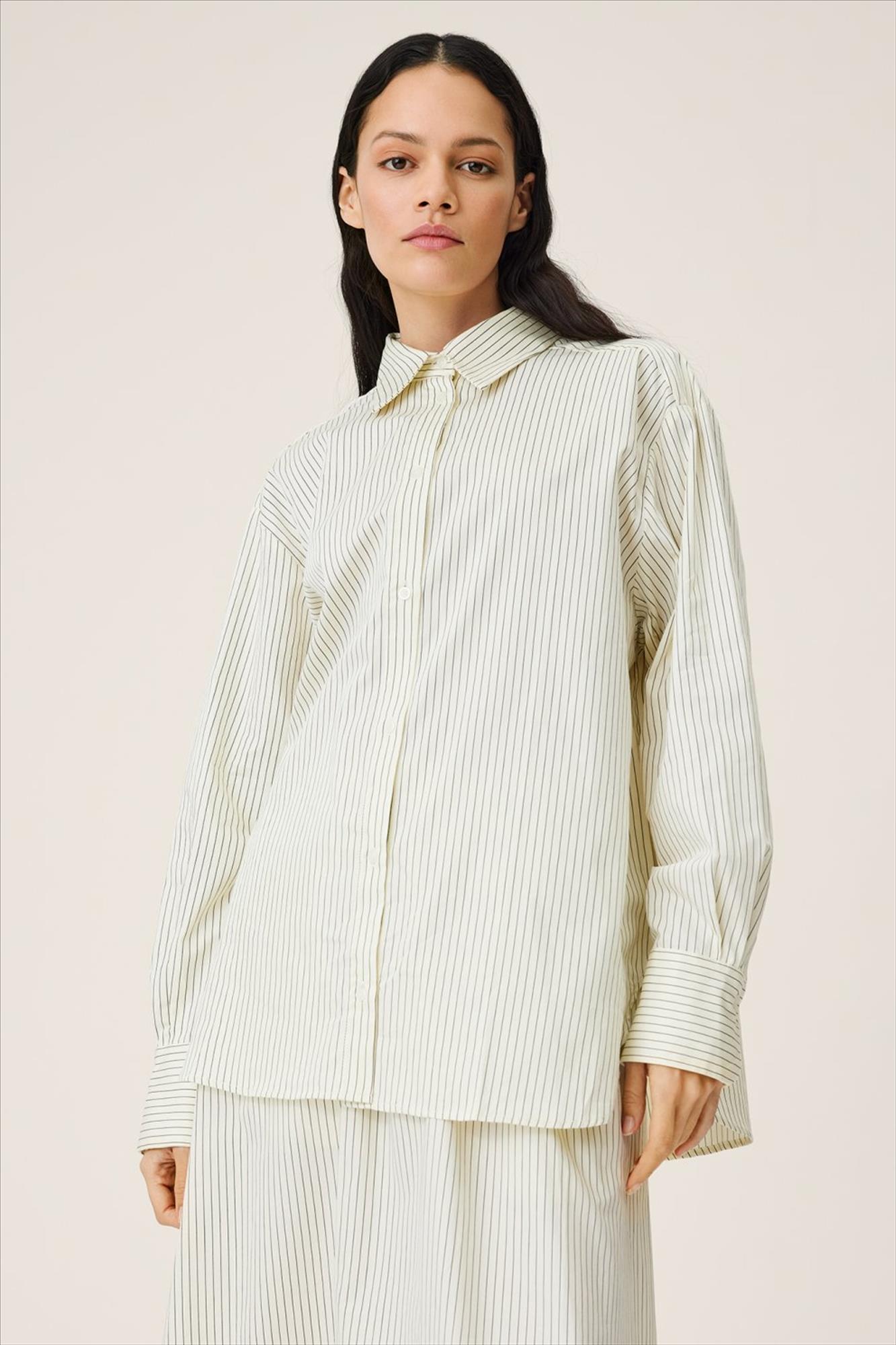 MSCH COPENHAGEN - Ecru Wilhelmina hemd