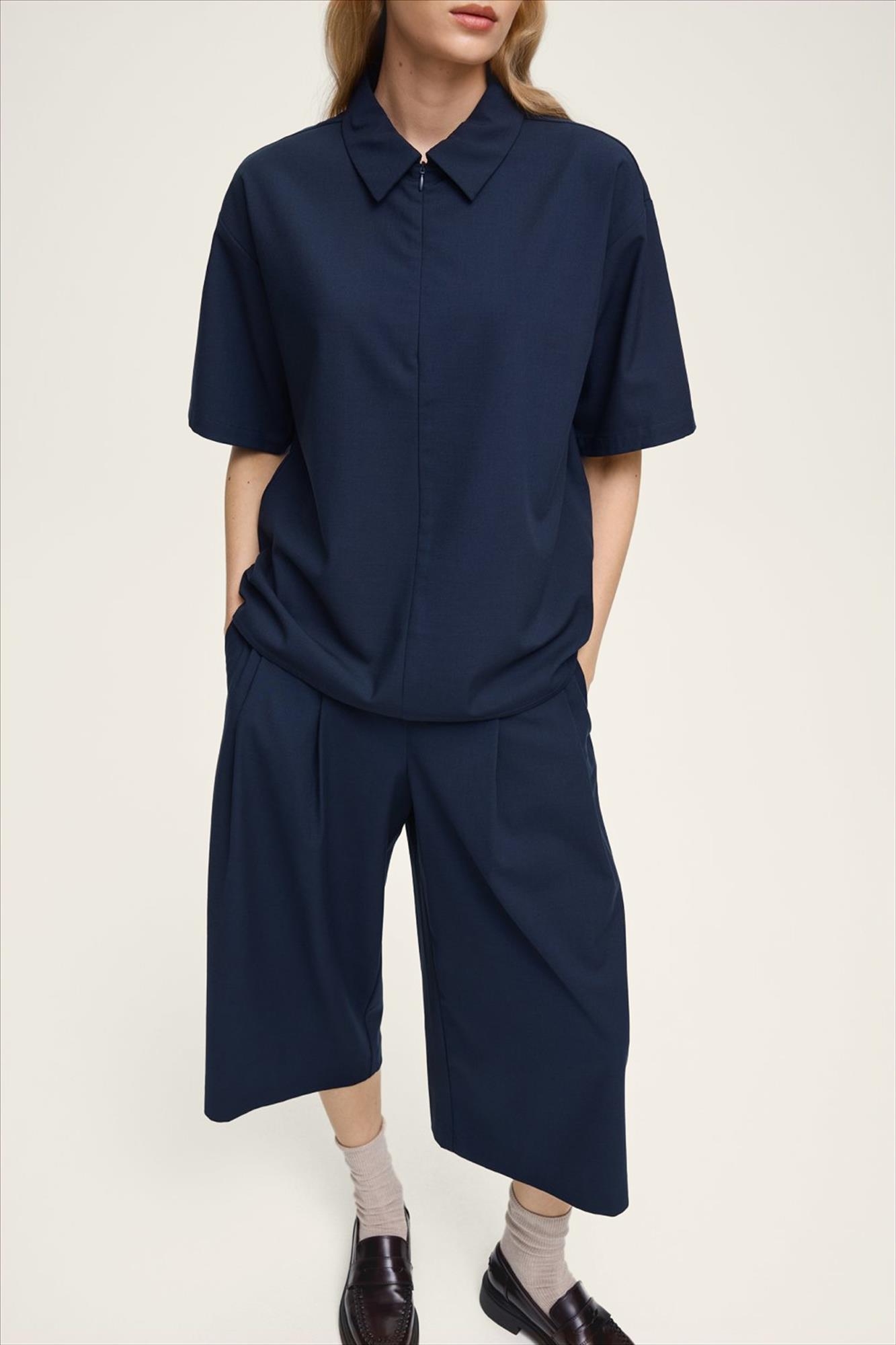 MSCH COPENHAGEN - Donkerblauwe Wilder blouse