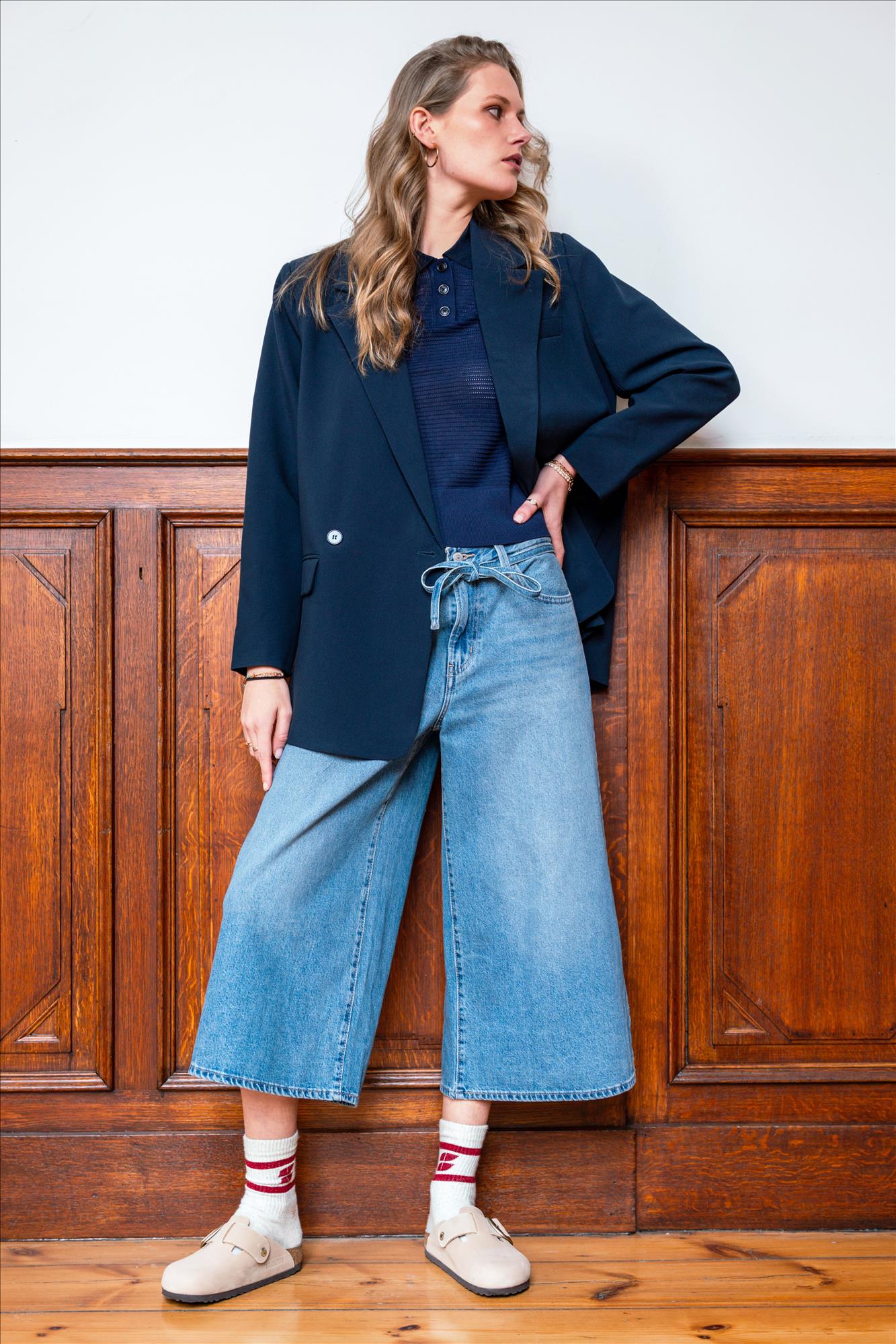 Levi's - Blauwe Culotte jeans