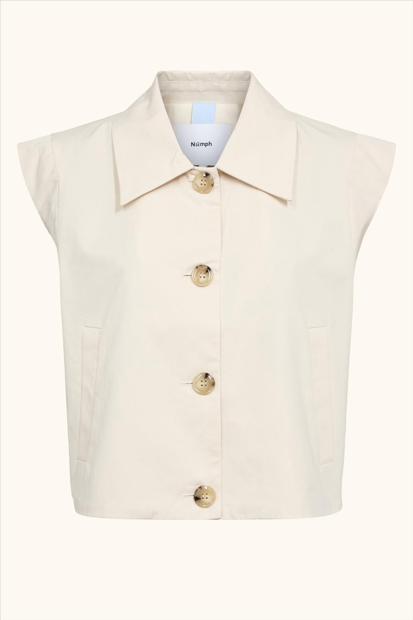 Nümph - Ecru Sunna vestje