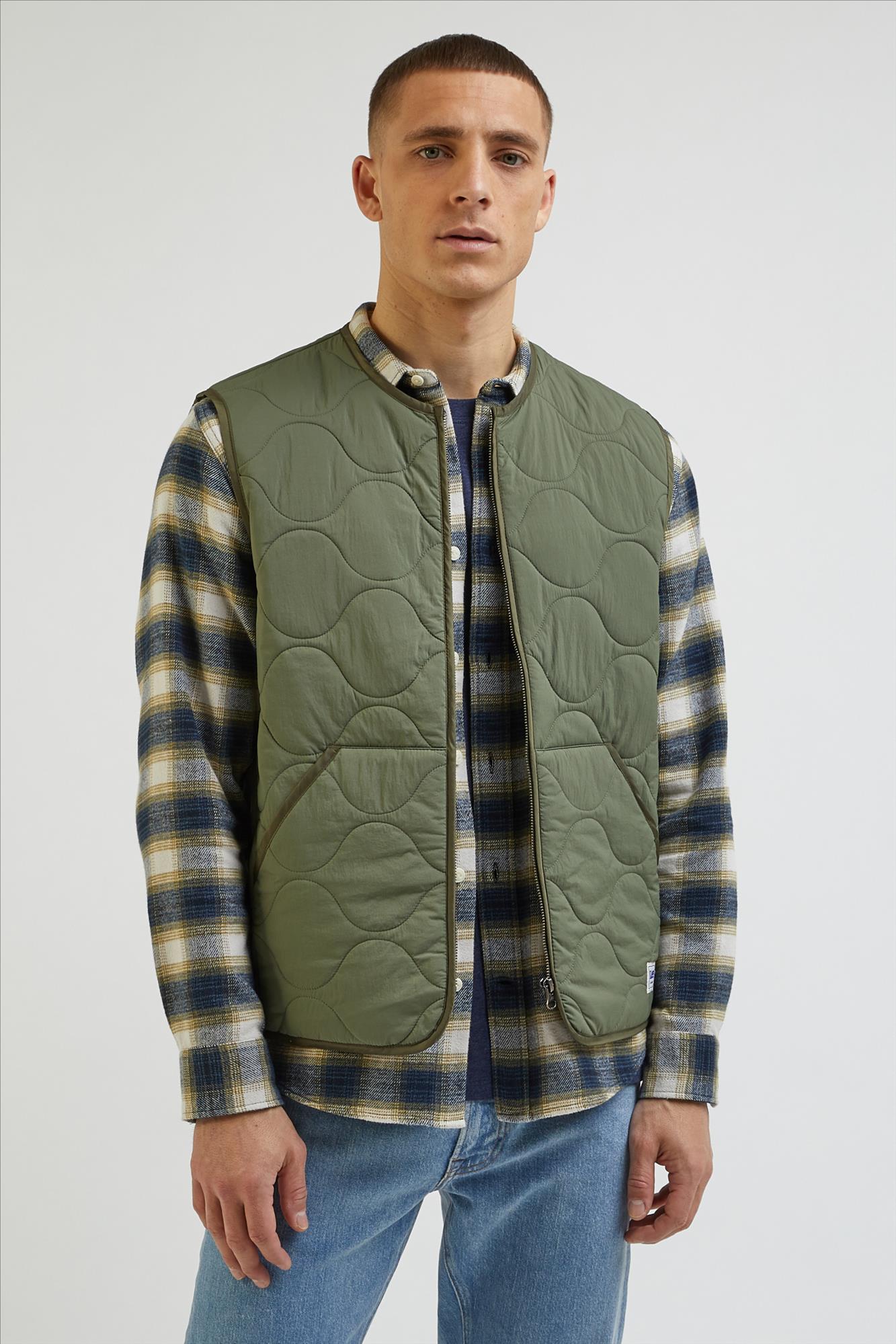 Lee - Kaki Quilted bodywarmer