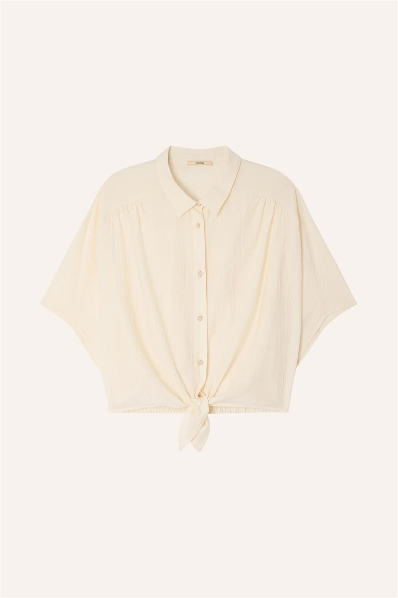 Sessùn - Ecru Alfassa blouse