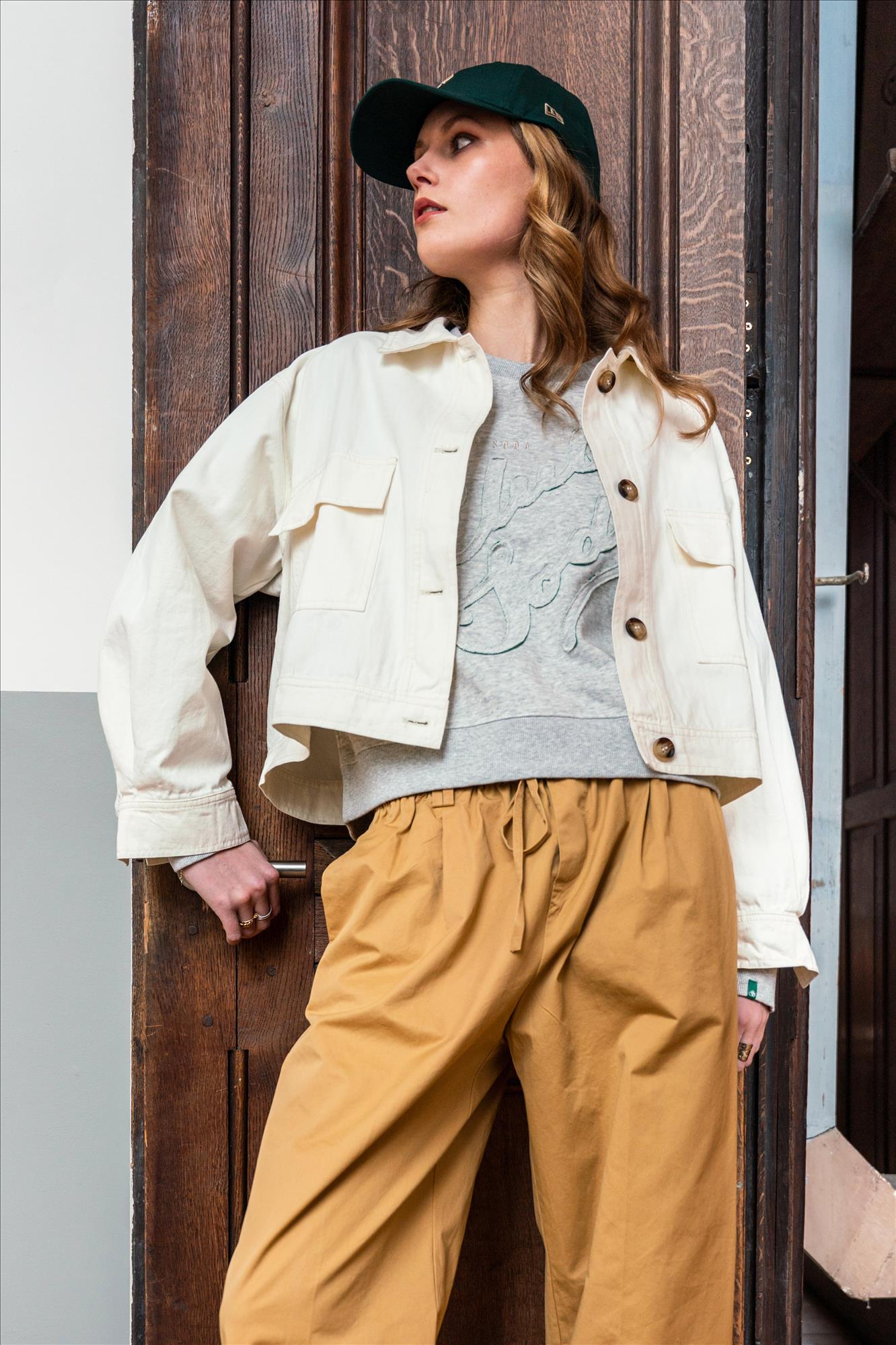 Scotch & Soda - Grijze Artwork sweater